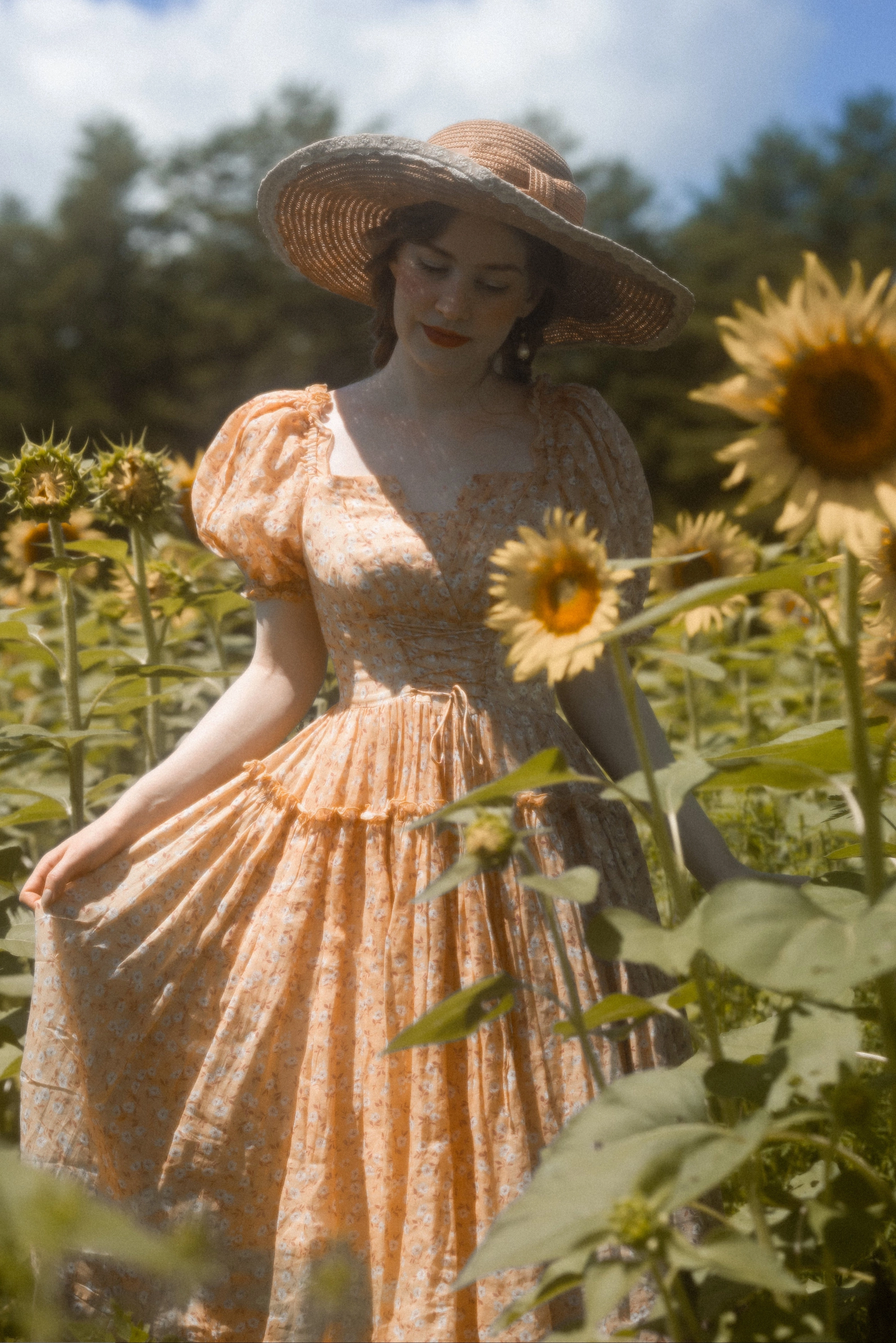 Rest Easy Julia 35 | Floral linen dress