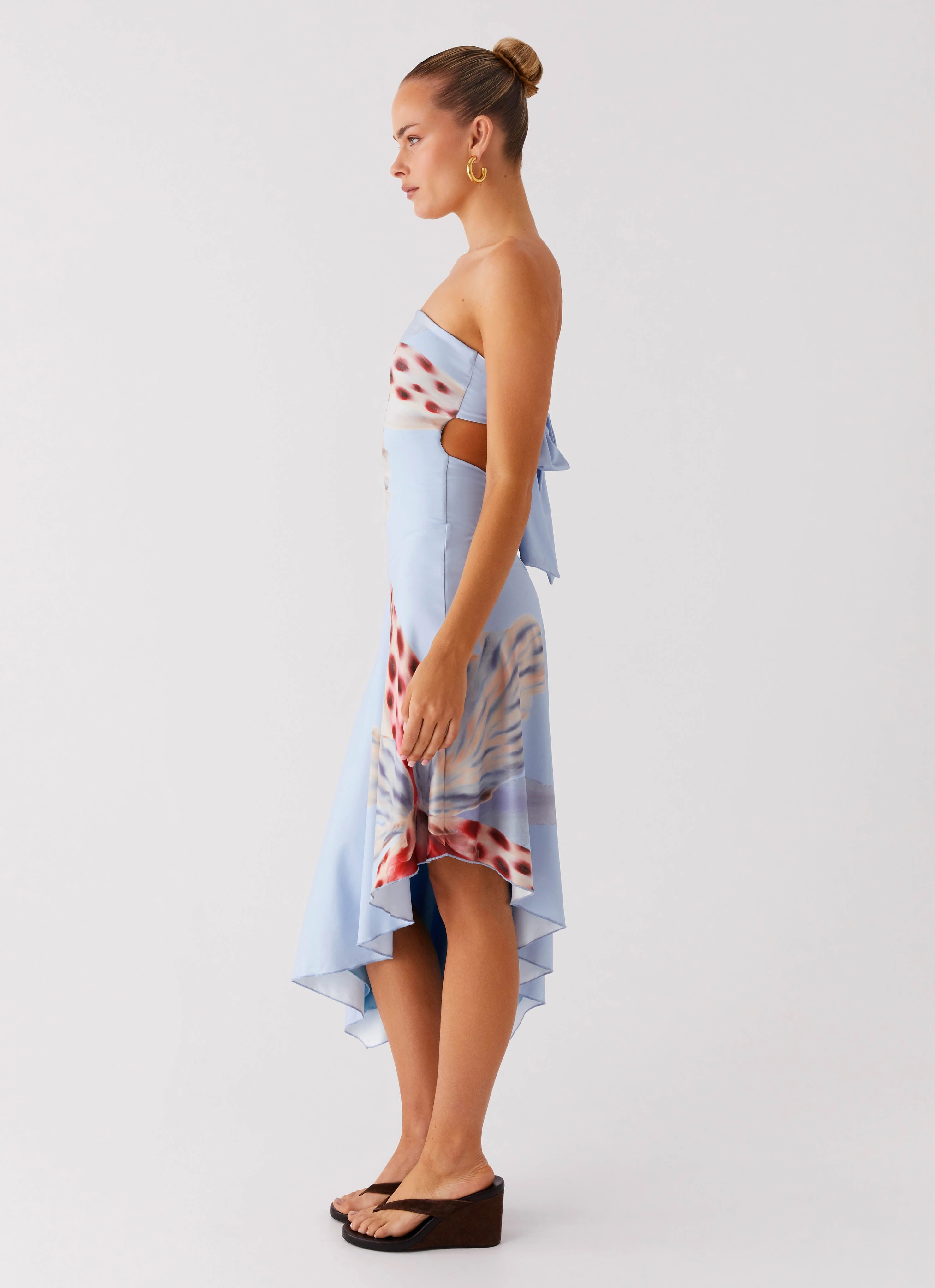 Pure Fit Classic Tailoring Juliana Midi Dress - Deep Sea Bloom