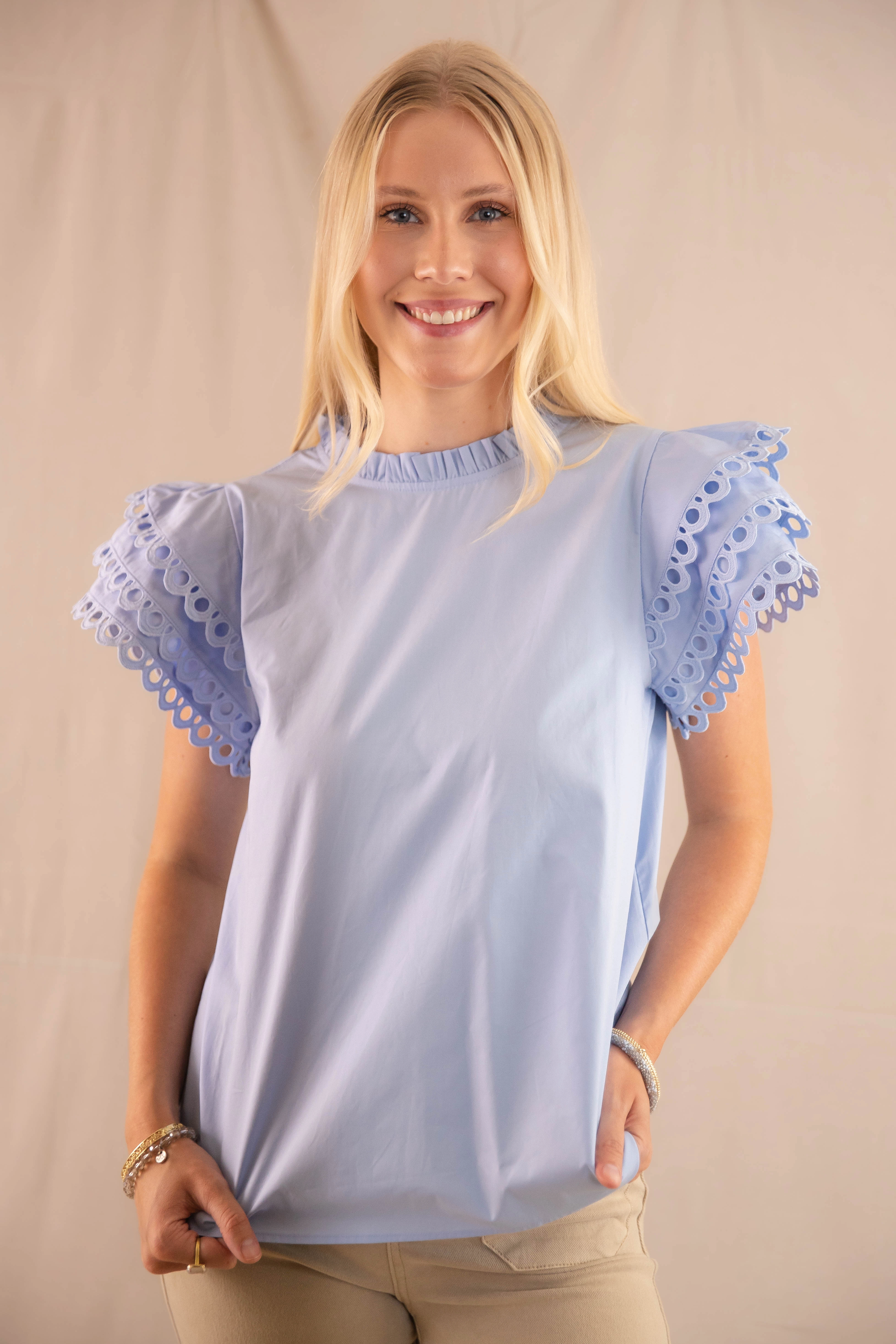 Just A Theory Blouse Buttery Soft Handfeel
