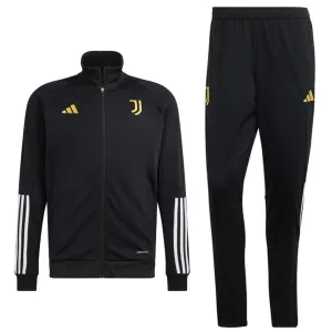 Juventus black training bench tracksuit 2023/24 - Adidas
