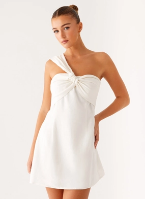 Kameron Mini Dress - White Versatile party outfit Elegant Fit