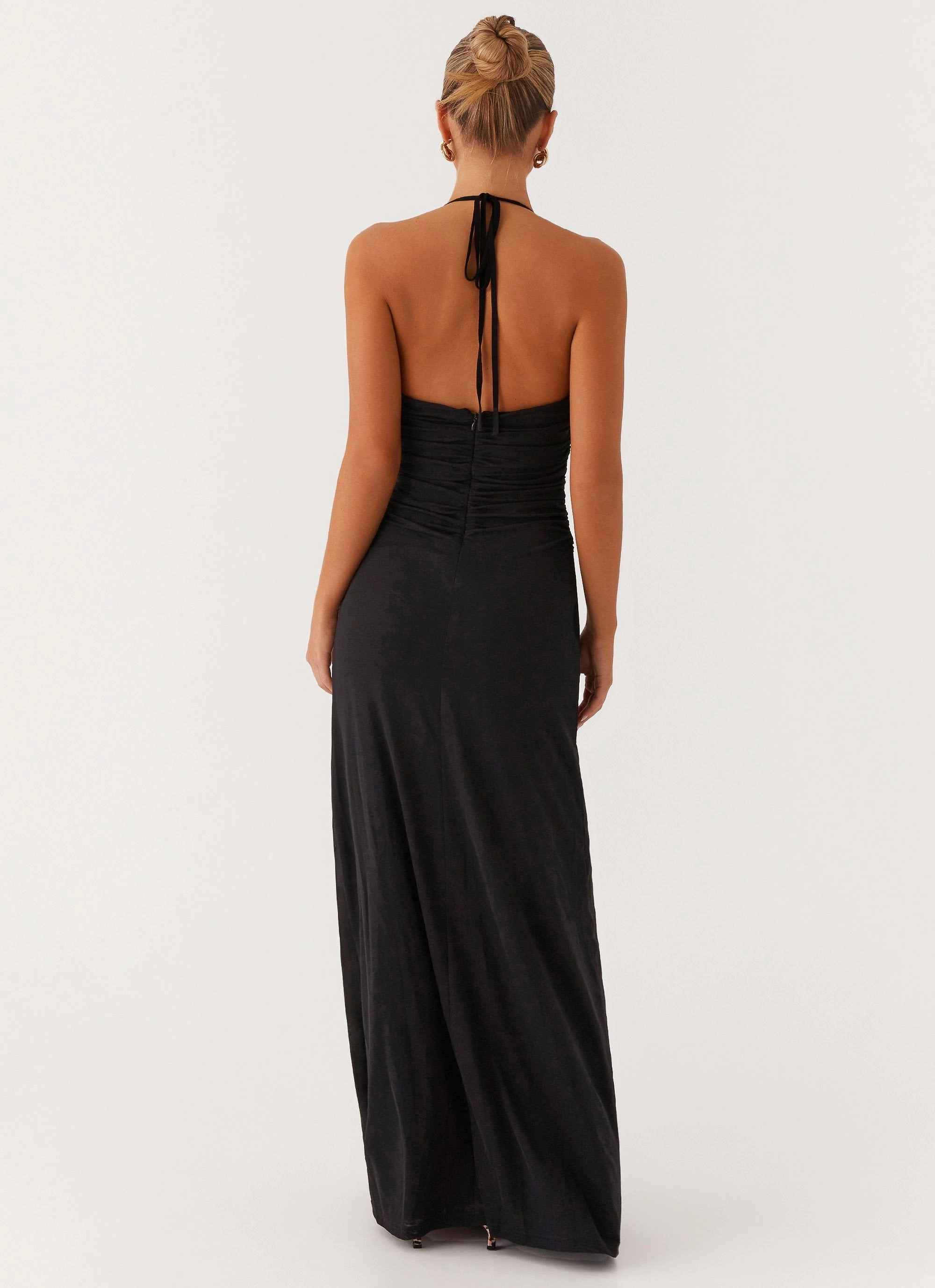 Kansas Maxi Dress - Black Comfortable Layering