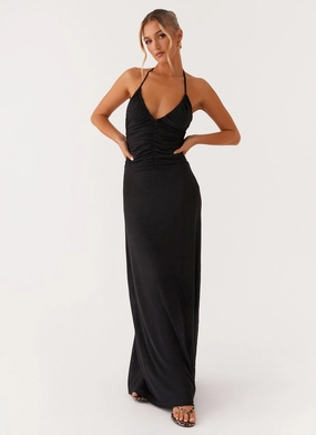 everyday staple UVProtectiveLayer Kansas Maxi Dress - Black