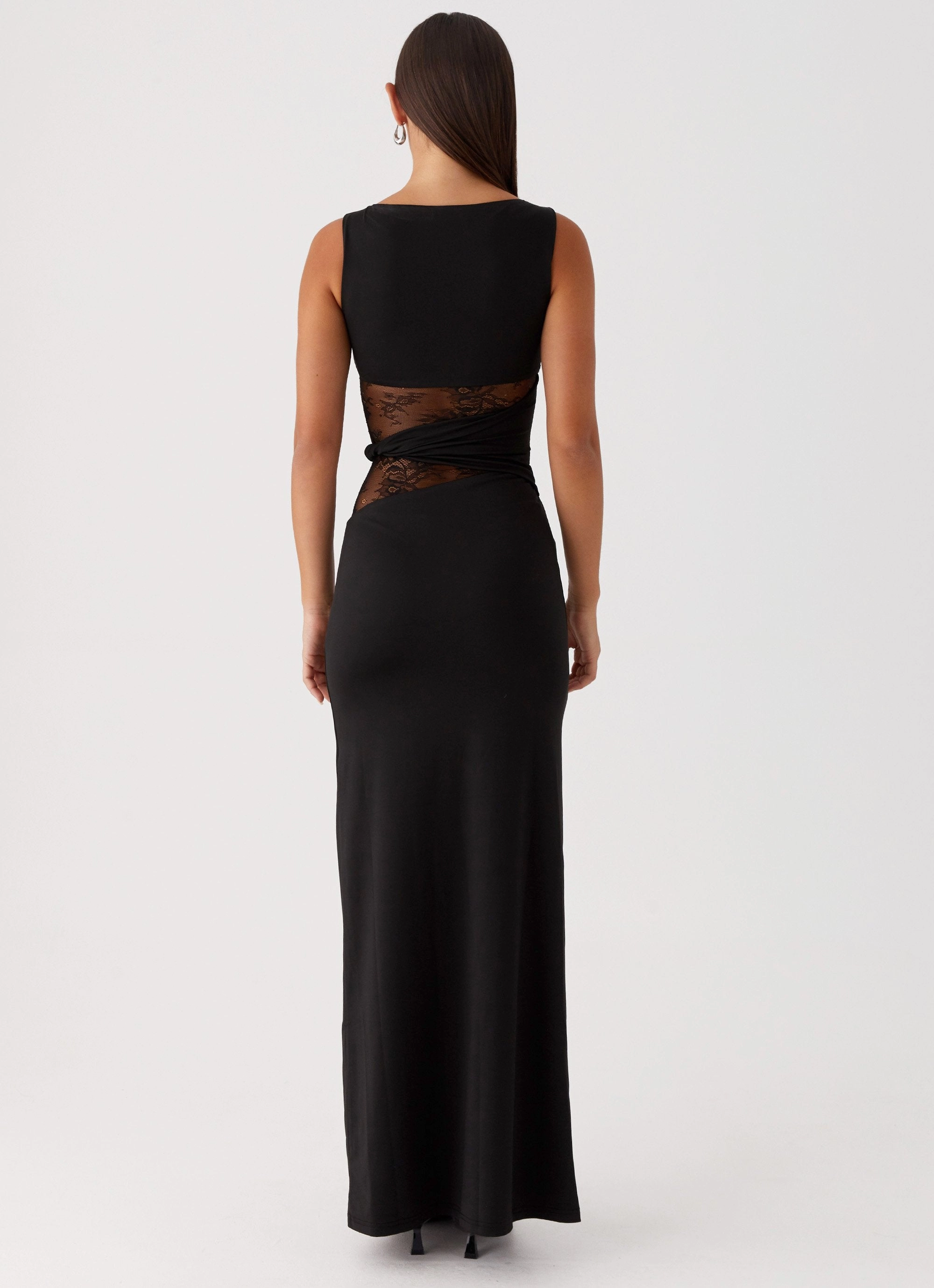 Subtle Detail Karma Maxi Dress - Black