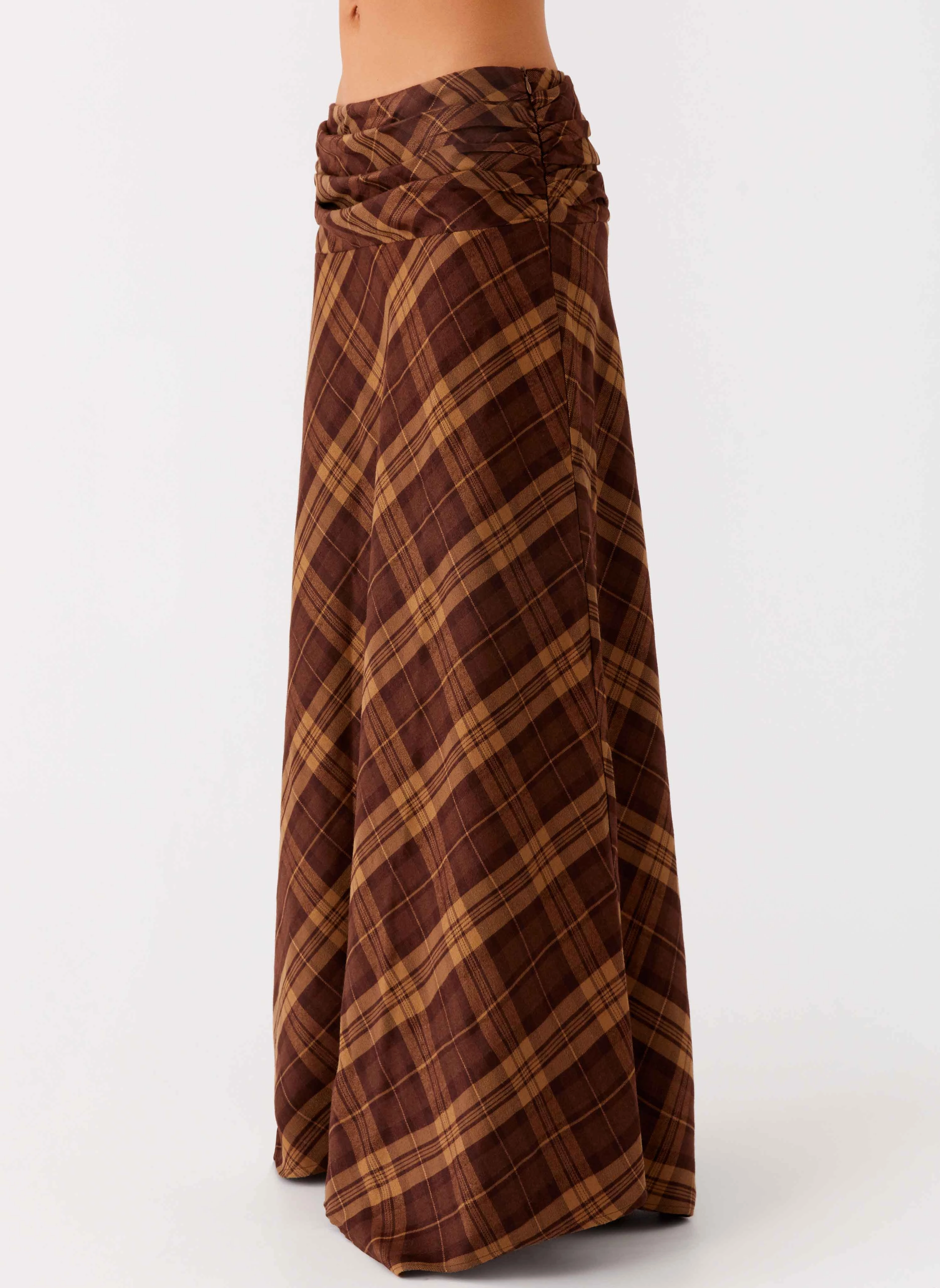 Karolina Maxi Skirt - Plaid All-Purpose Comfort