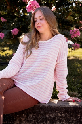 Keep It Bright Sweater Ultra Soft Texture RelaxedSilhouette