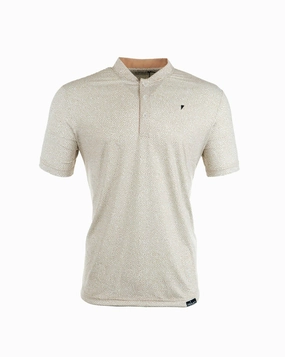 Breathable fabric Ventilated Back Panels Khaki Maze Blade Polo