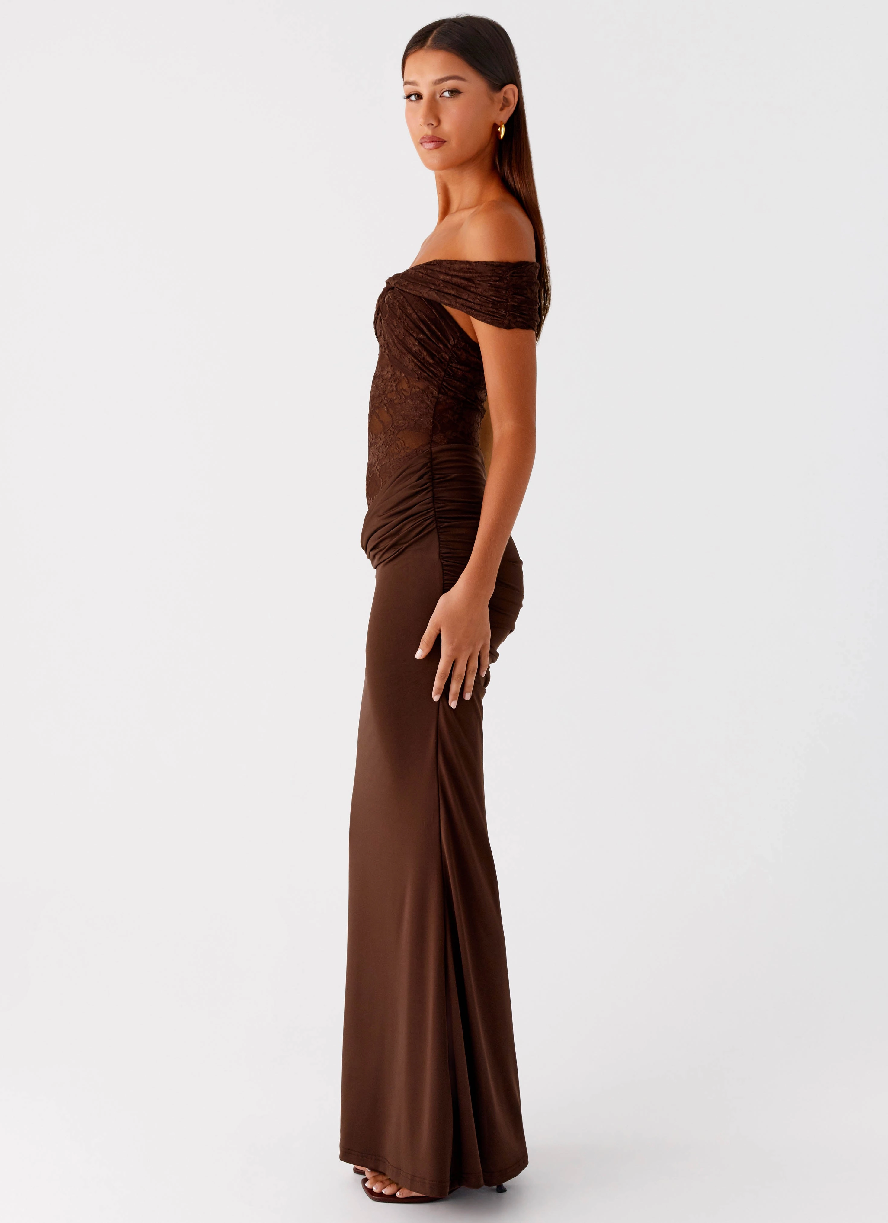 Either Way Maxi Dress - Chocolate Daywear Fit