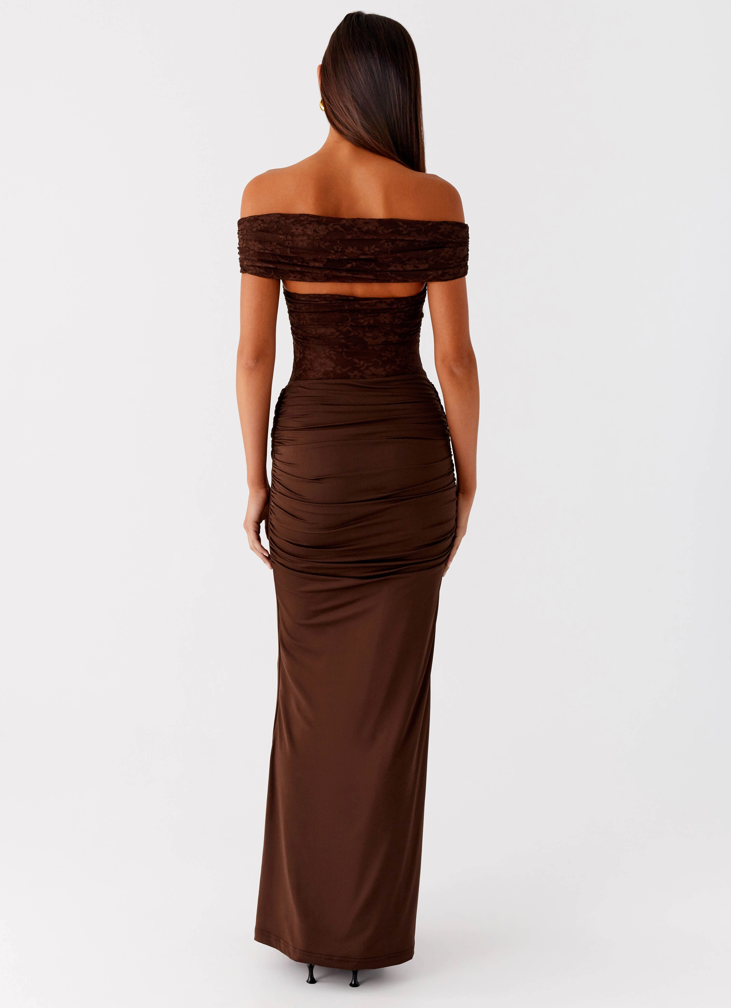 Either Way Maxi Dress - Chocolate Work Comfort Quick Drying