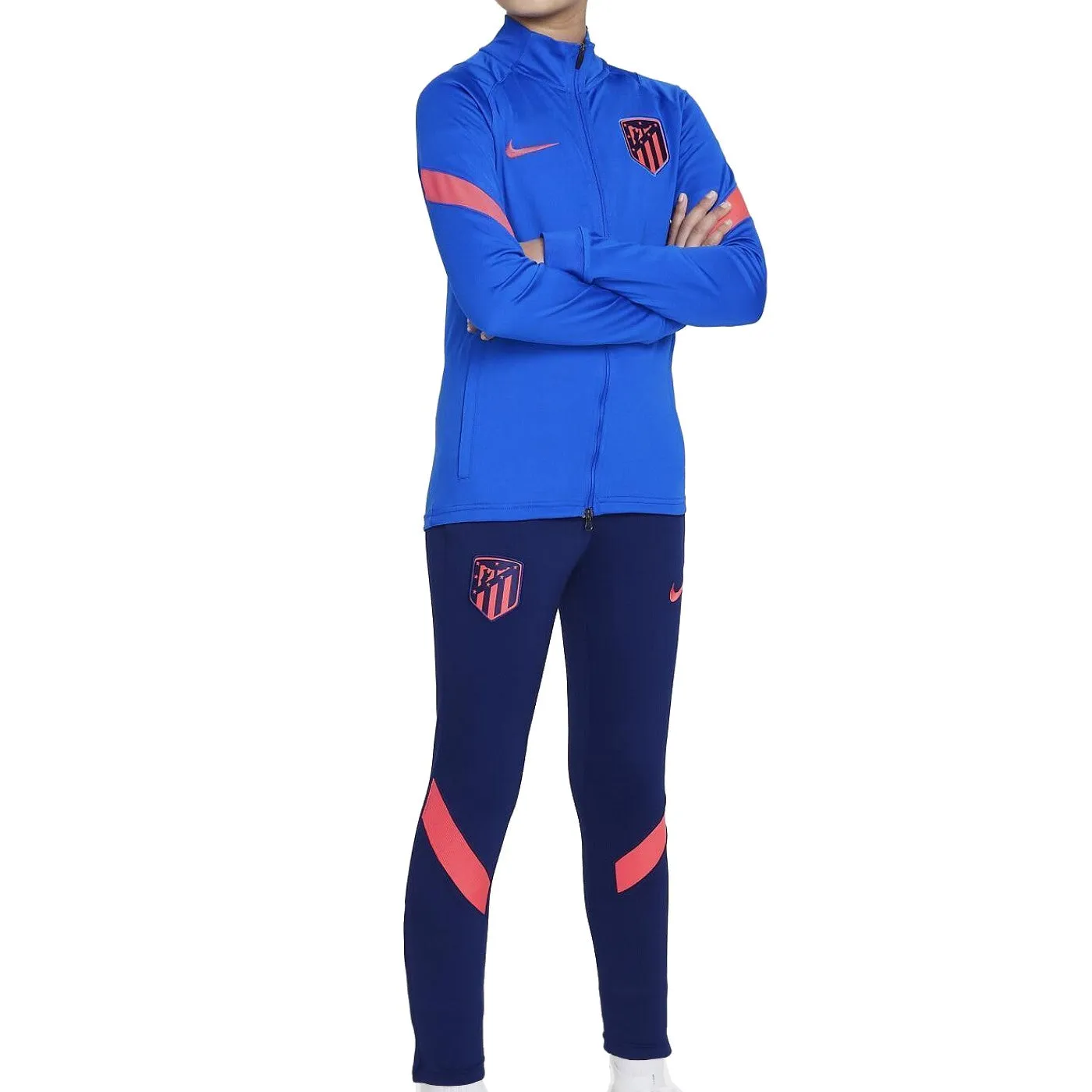 Kids - Atletico Madrid training presentation Soccer tracksuit 2021/22 - Nike