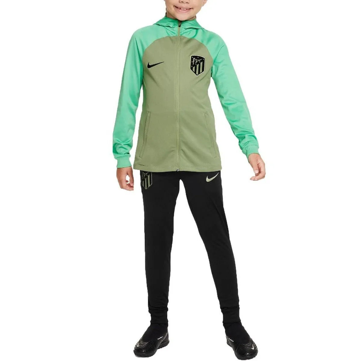 Kids - Atletico Madrid UCL hooded presentation tracksuit 2023/24 - Nike