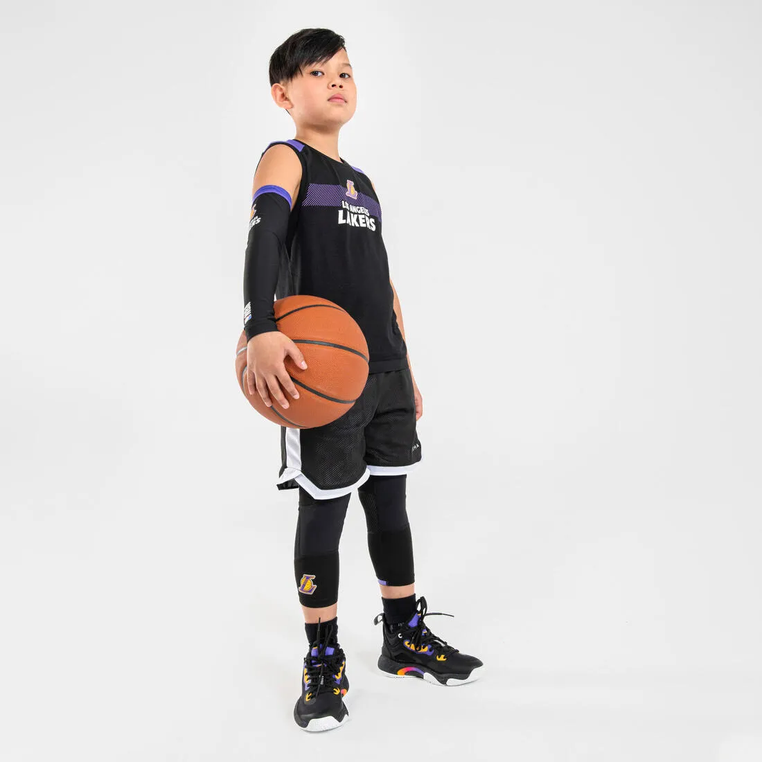 Kids' Basketball Sleeve E500 - NBA Los Angeles Lakers
