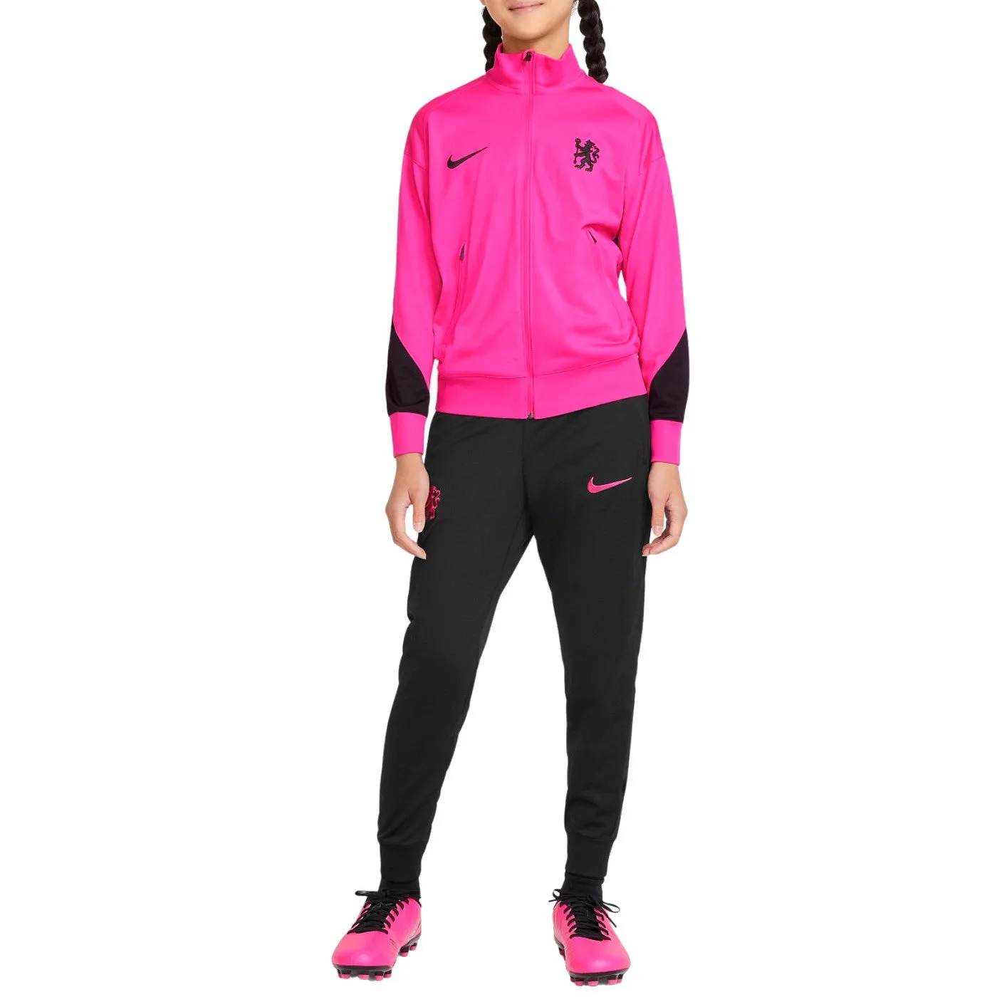 Kids - Chelsea FC EU training presentation Soccer tracksuit 2024/25 - Nike