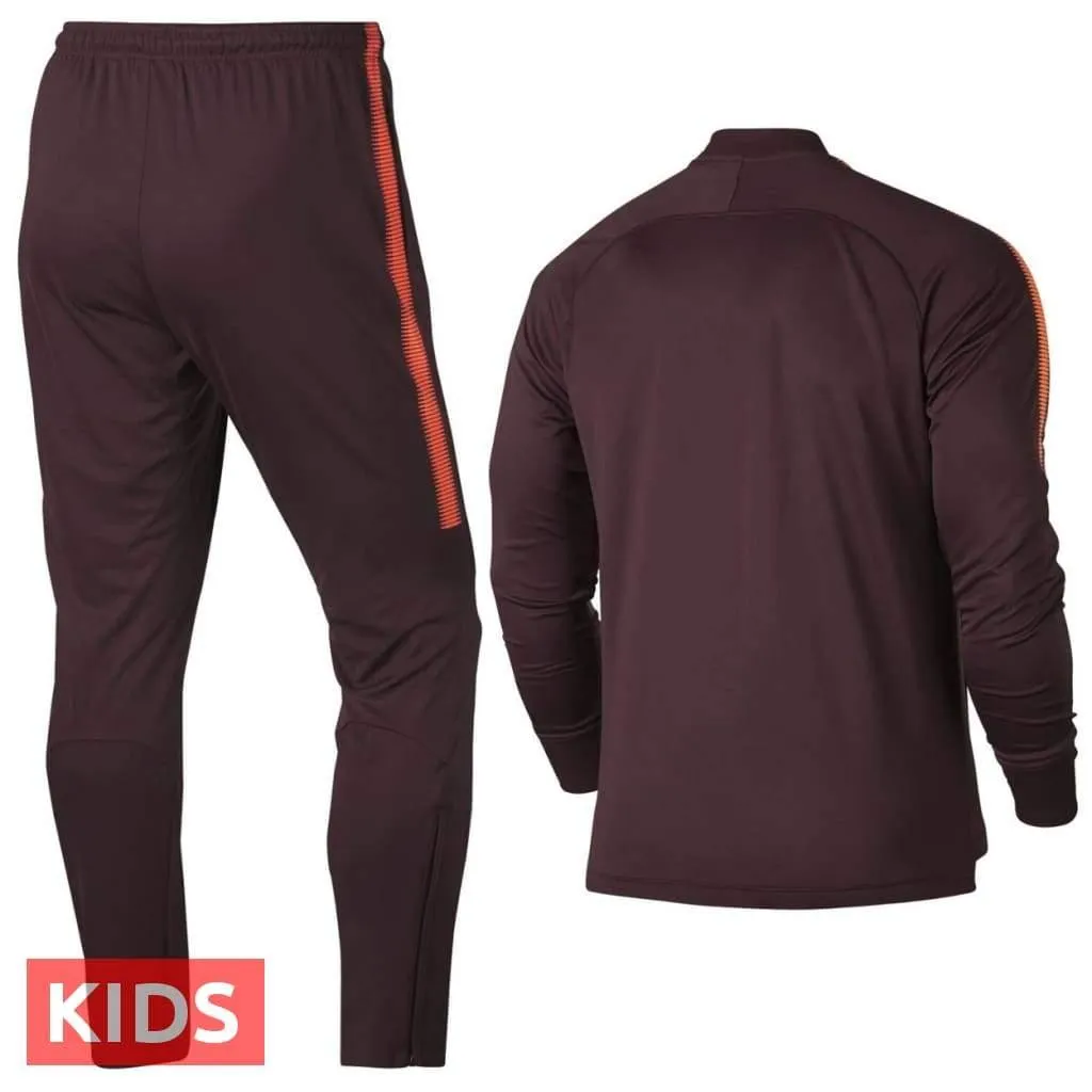 Kids - FC Barcelona UCL Training/Presentation Soccer Tracksuit 2017/18 - Nike