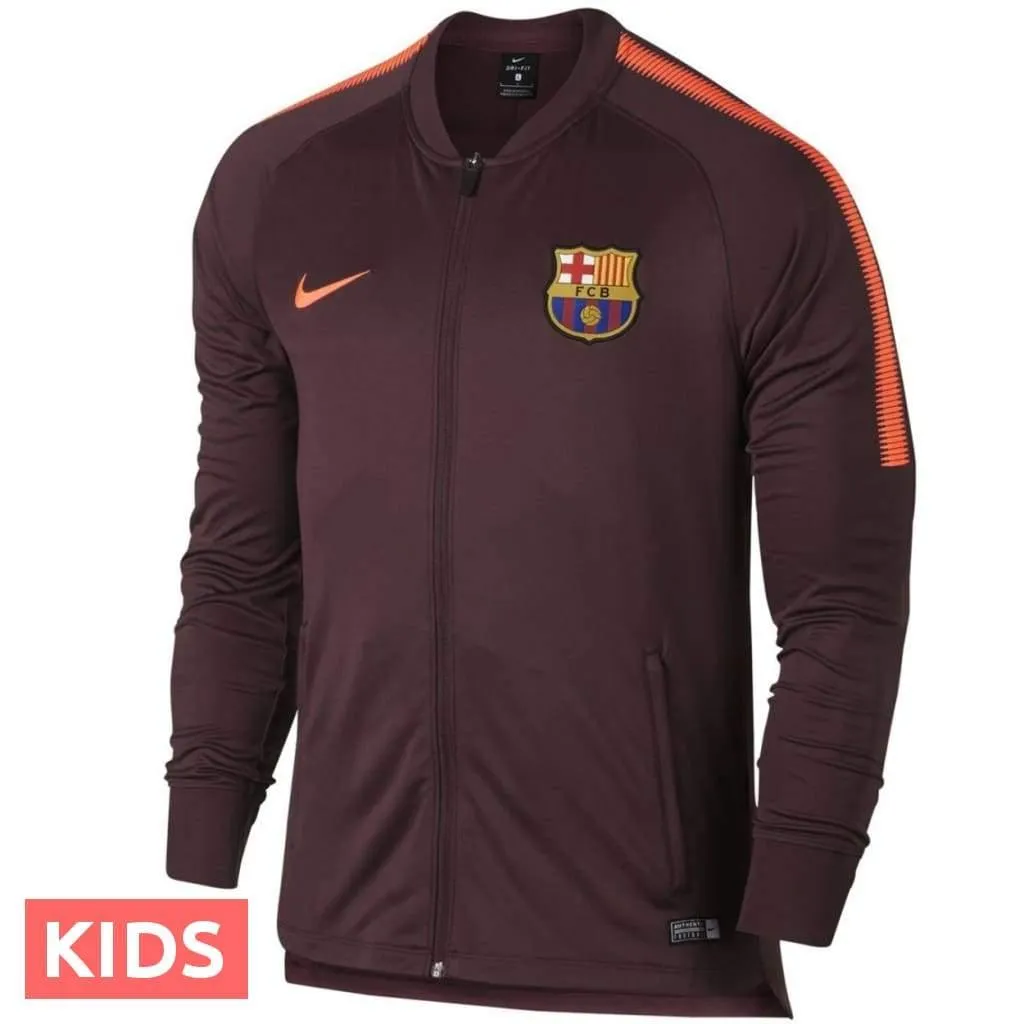 Kids - FC Barcelona UCL Training/Presentation Soccer Tracksuit 2017/18 - Nike