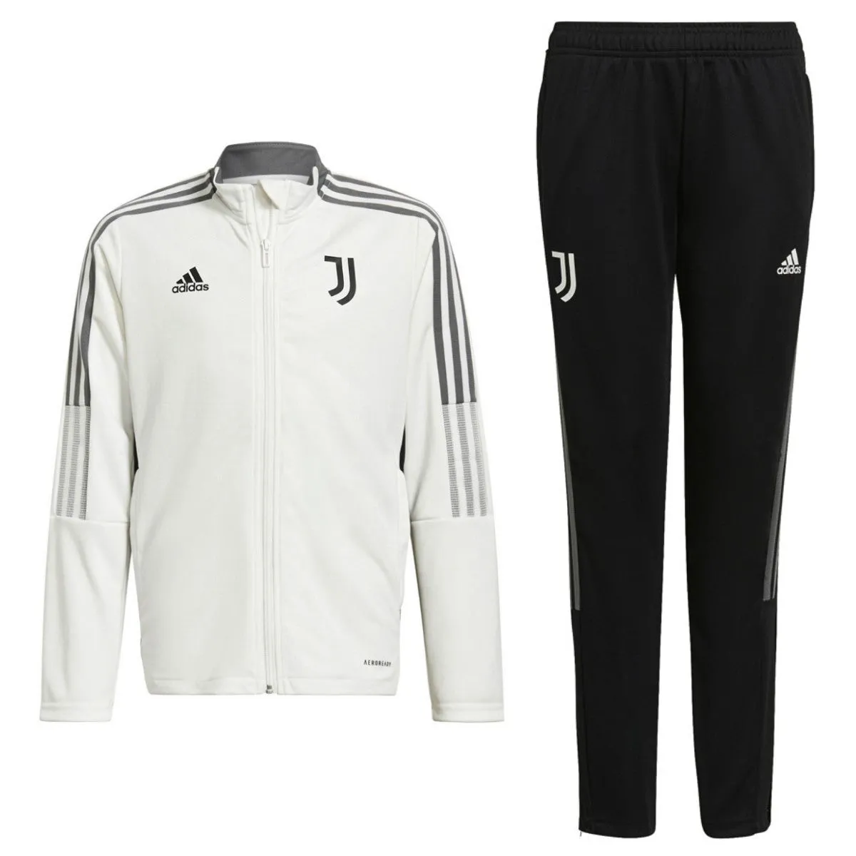 Kids - Juventus training presentation tracksuit 2021/22 - Adidas