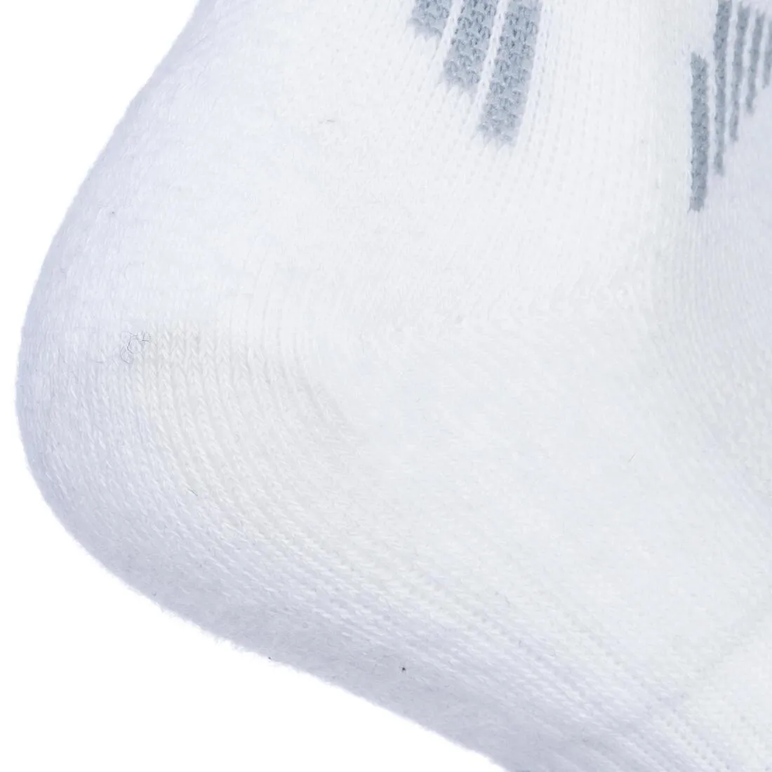 Kids' Low-Rise Intermediate Basketball Socks Twin-Pack - White