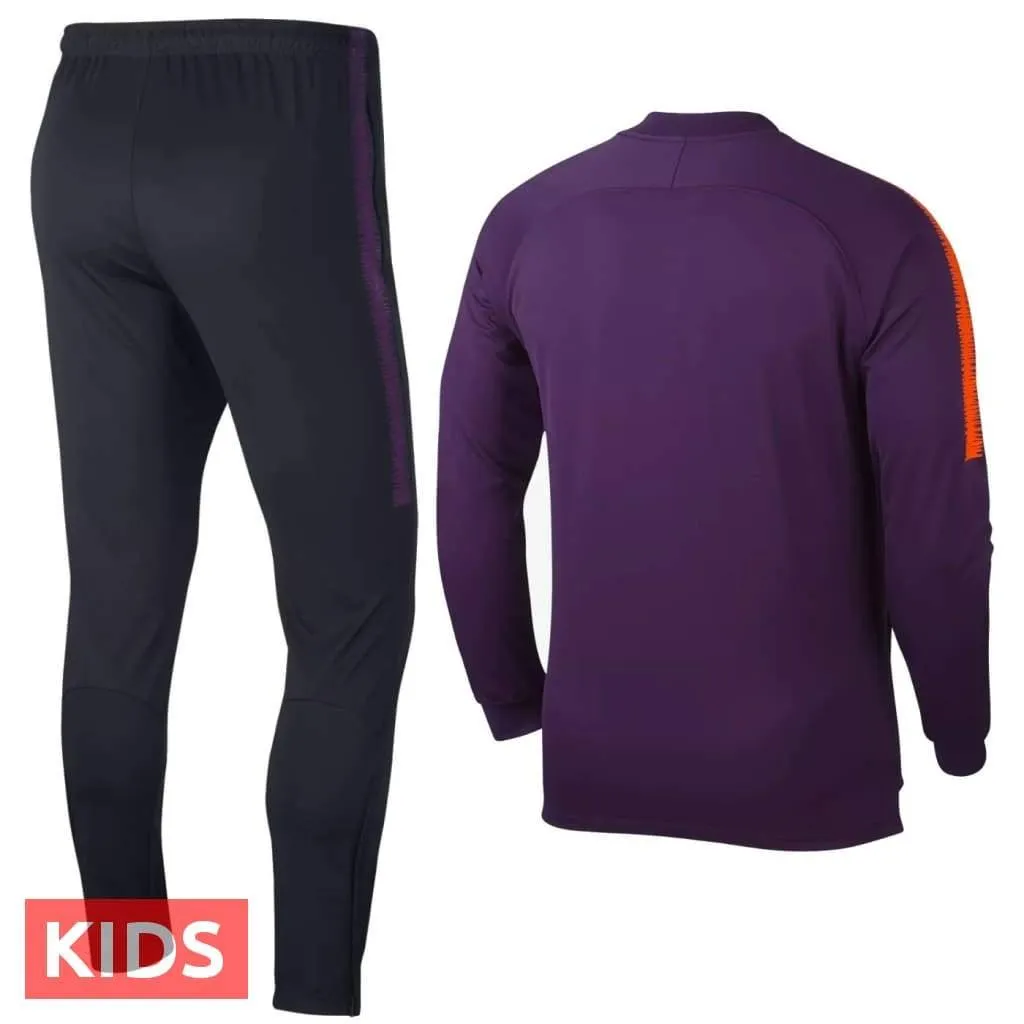 Kids - Manchester City UCL presentation soccer tracksuit 2018/19 - Nike