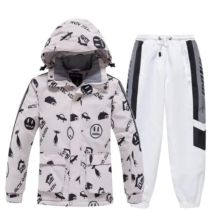 Kids Outdoor Ski Jacket & Pants Set