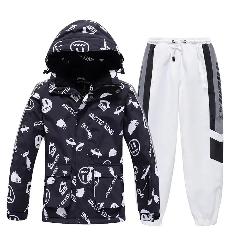 Kids Outdoor Ski Jacket & Pants Set