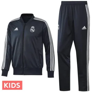 Kids - Real Madrid Training/Presentation Soccer Tracksuit 2018/19 - Adidas
