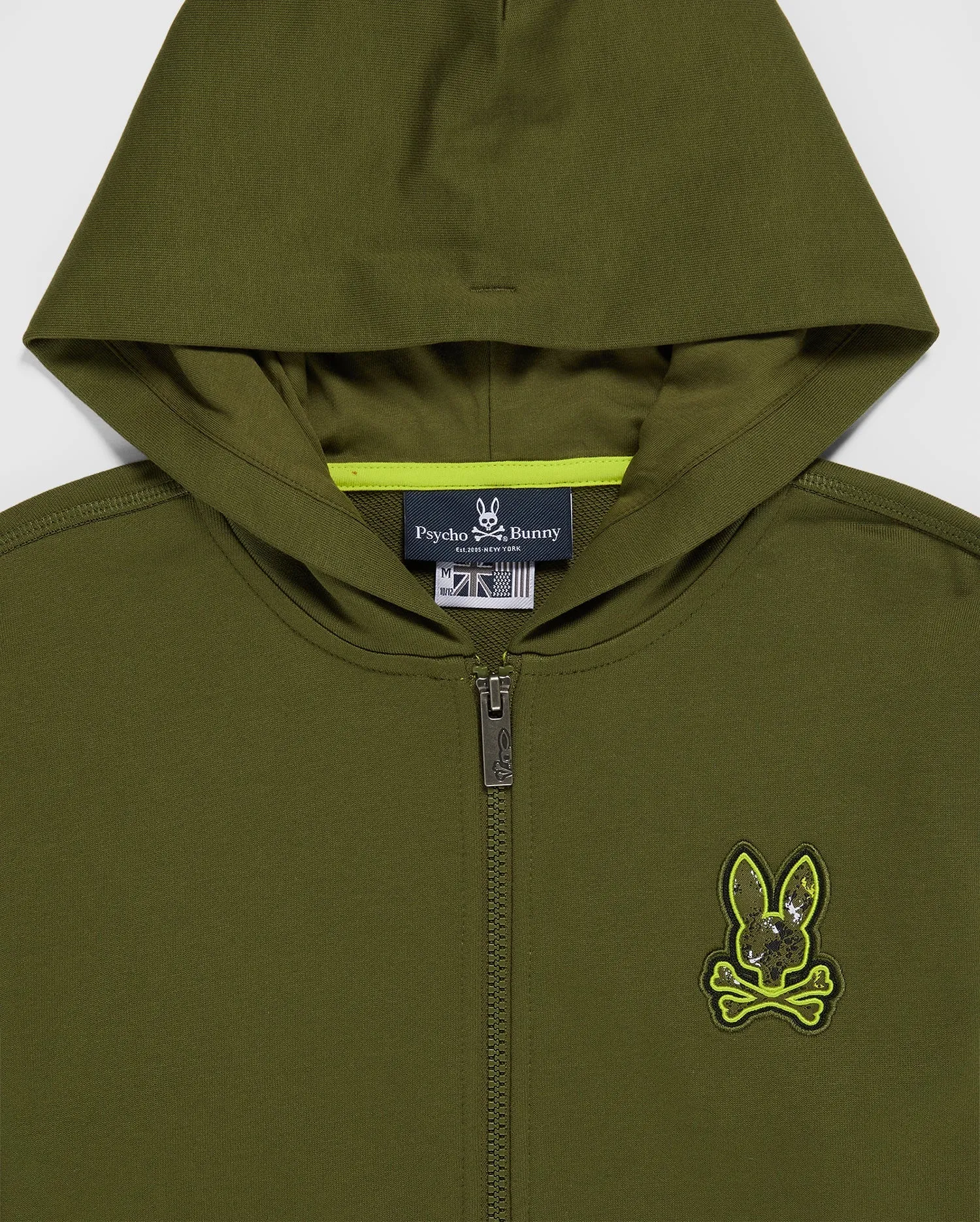 KIDS WAVERLY BUNNY LOGO ZIP HOODIE - B0H752U1FT