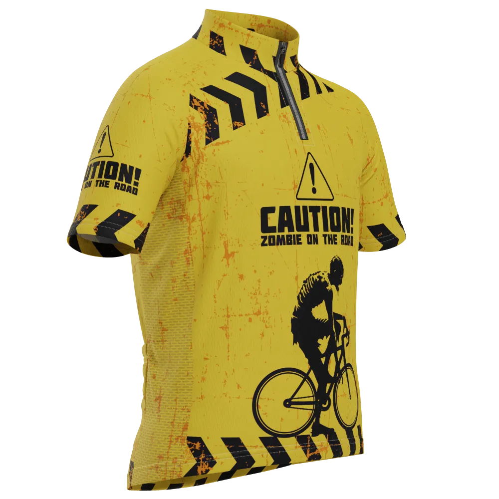 Kid's Zombies Short Sleeve Cycling Jersey