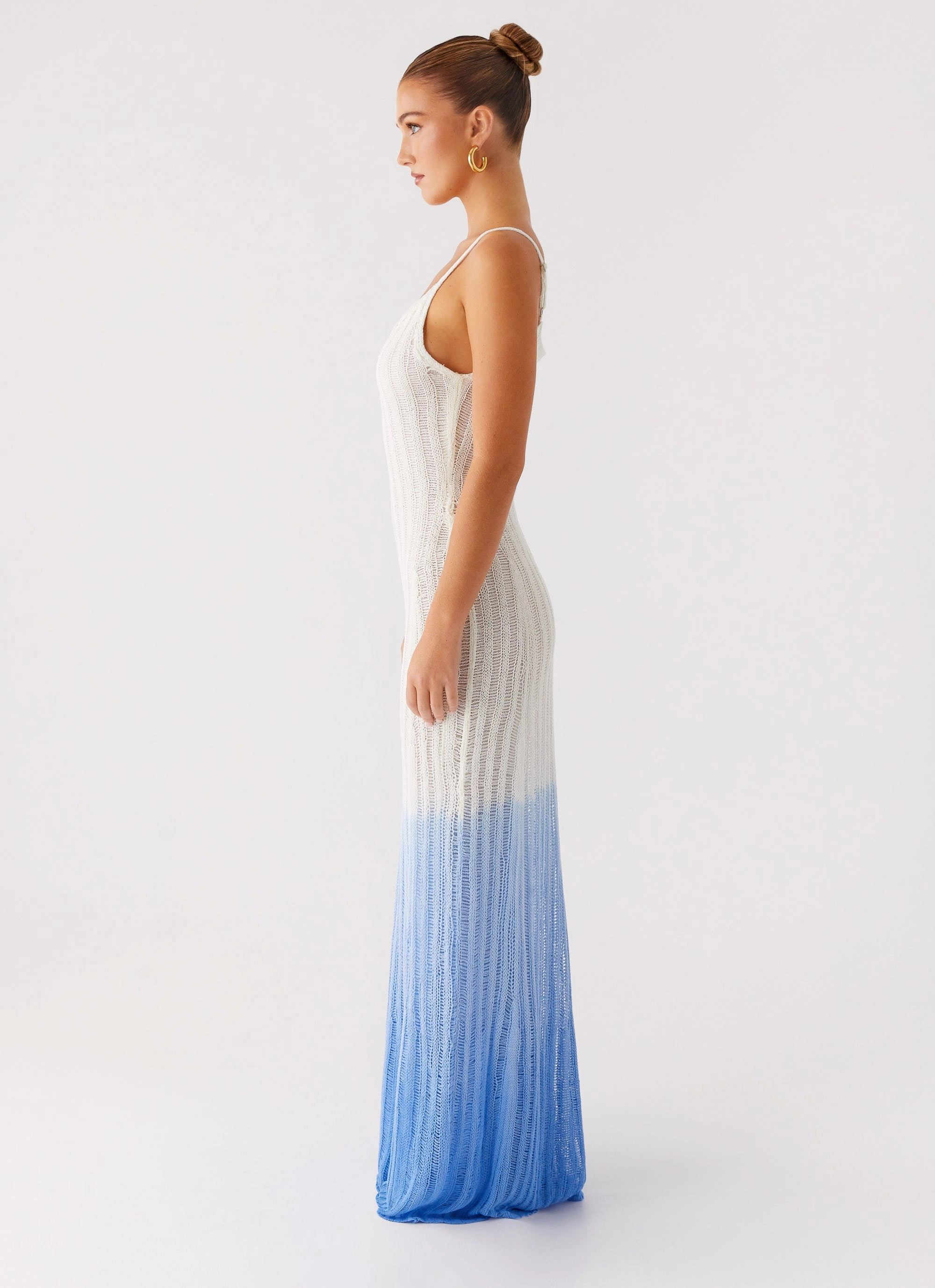 Kiki Maxi Dress - Ombre Blue Art Spirit