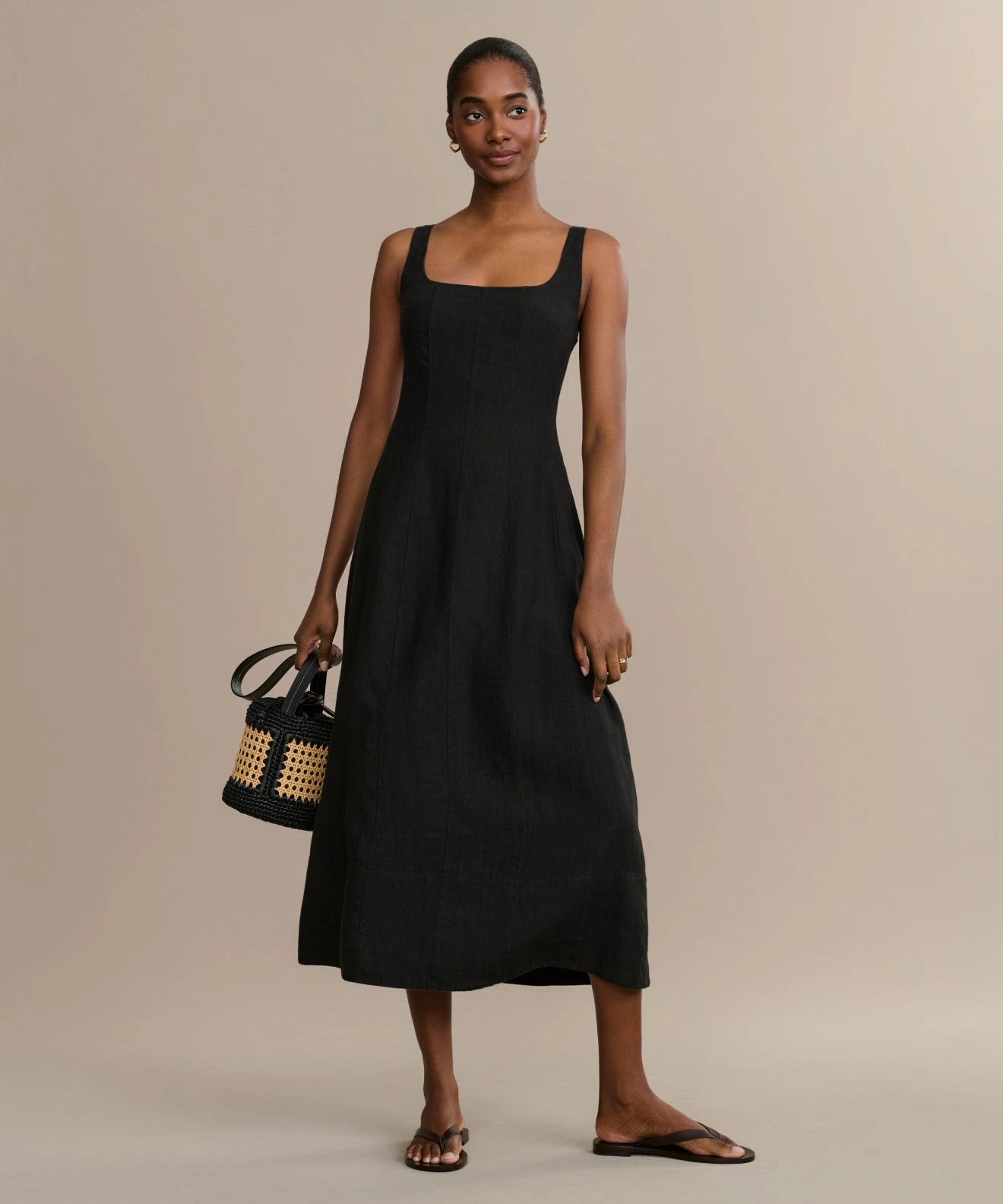 Kinney Dress Sage Detail Urban Cool