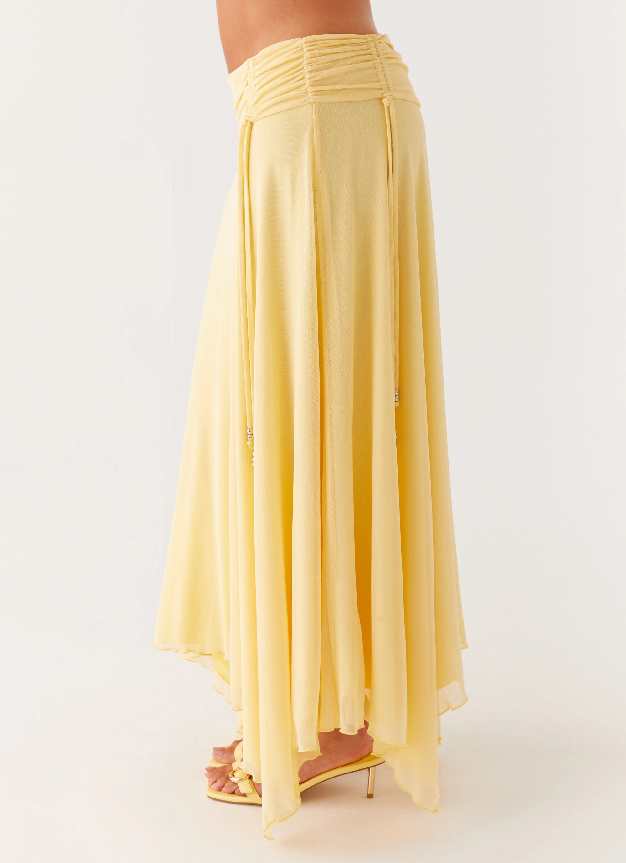 Kirrabilli Midi Skirt - Yellow Comfy Flex