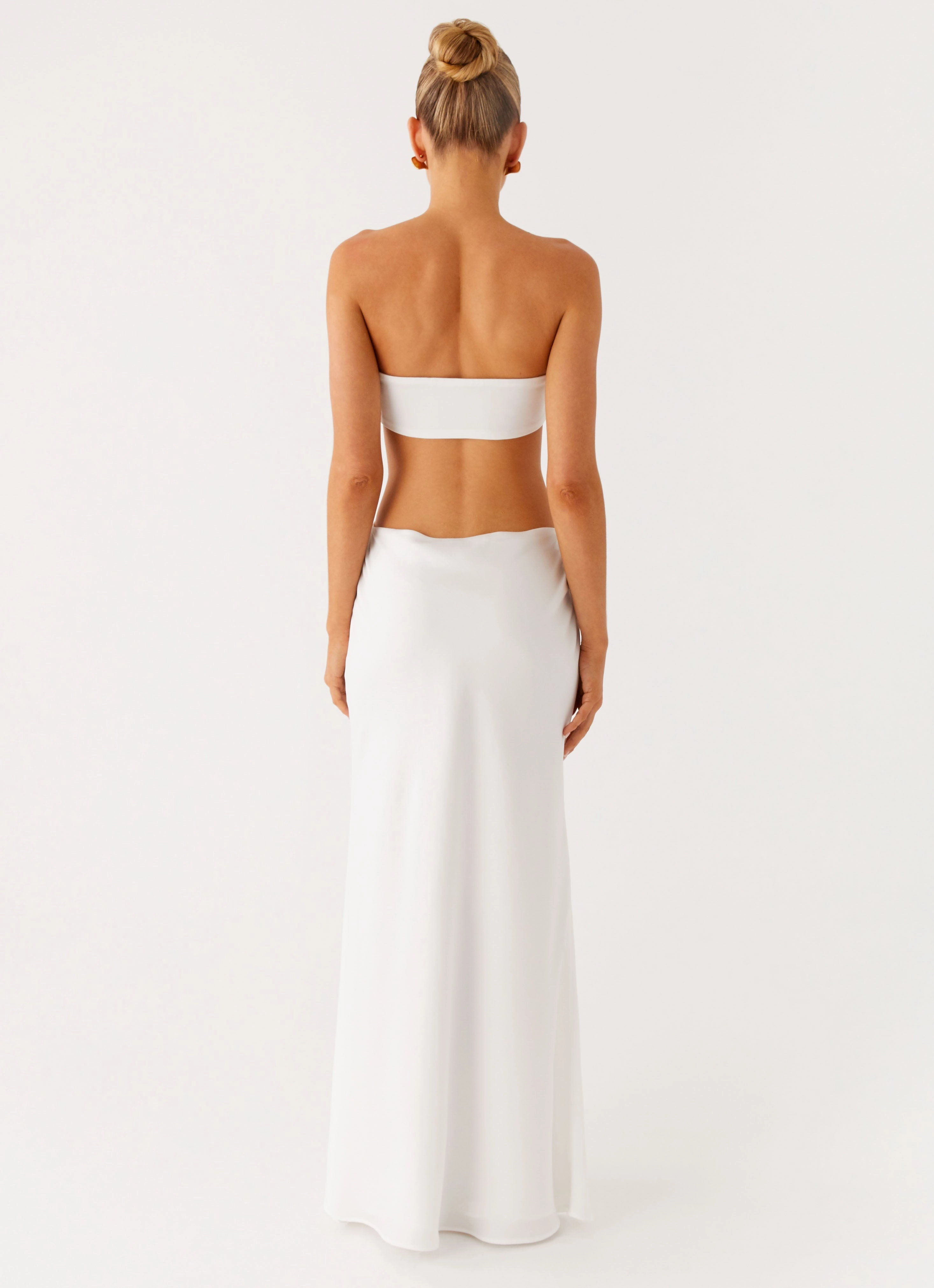 Luxe Touch Kiss Me Cut Out Maxi - Ivory