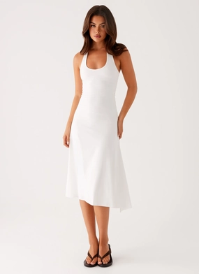 Fresh Aesthetic Klyne Midi Dress - Ivory