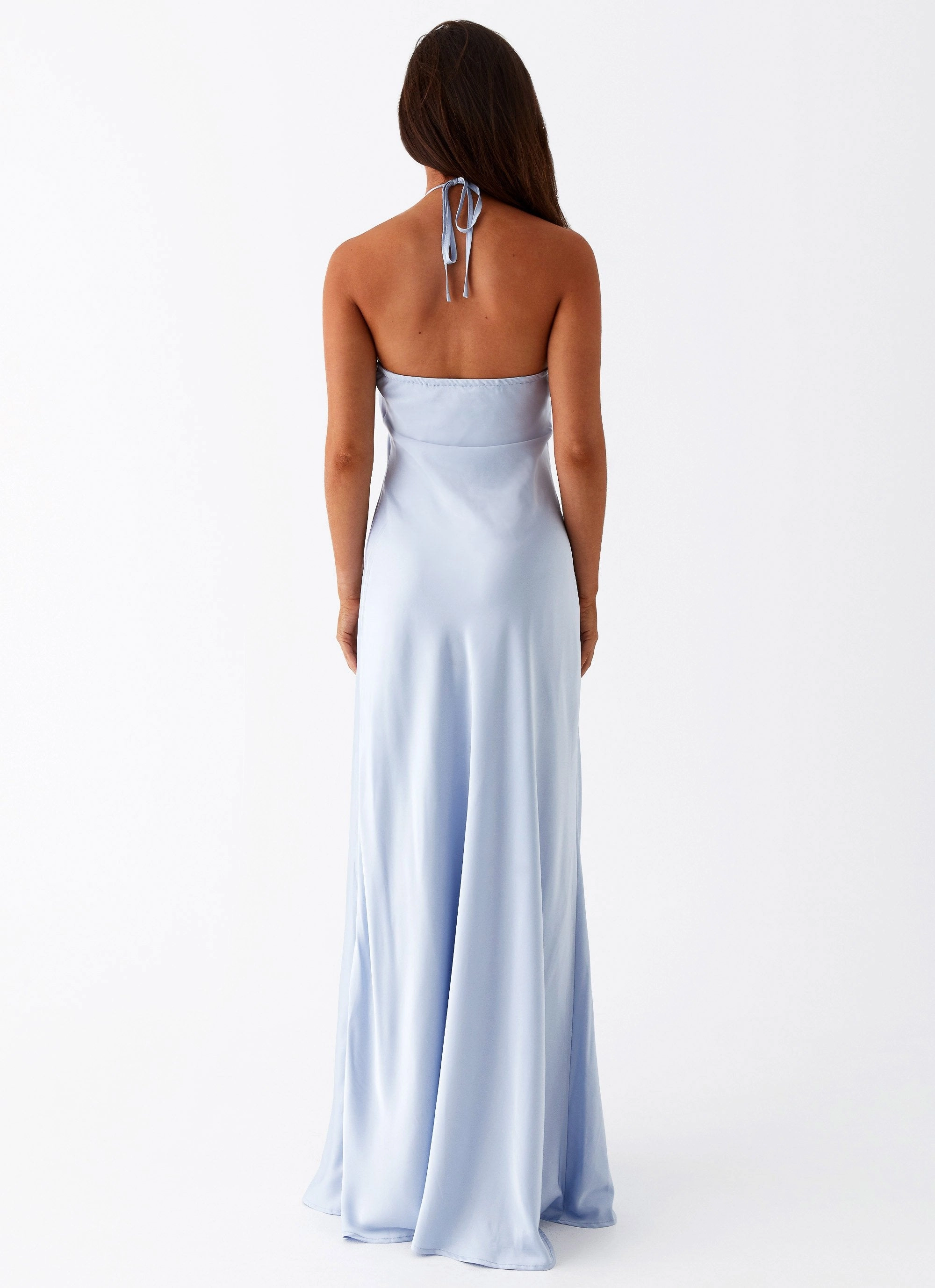 Daily Form Noir Symphony Maxi Dress - Ice Blue