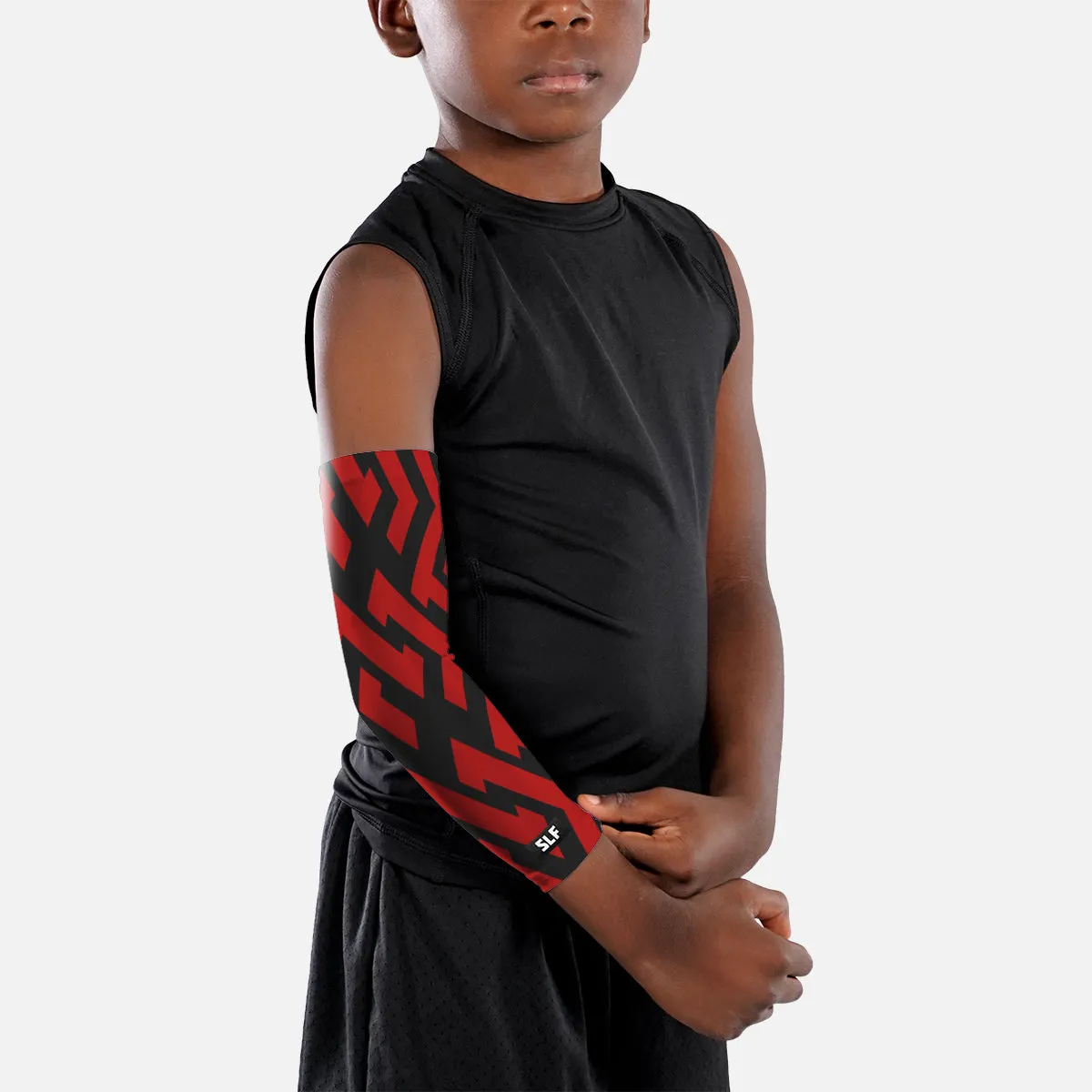 Labyrinth Black Kids Arm Sleeve
