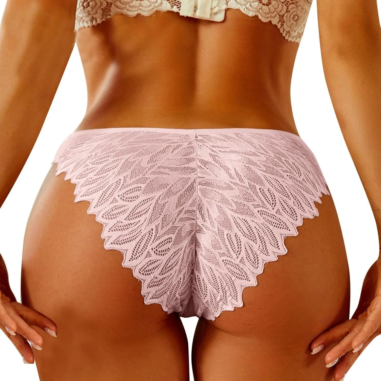 Lace Panties for Women Panty High Waist Plus Size Female Sexy Underwear Butt Lift Lingerie Seamless Briefs
