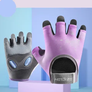 Lady Glams Wear Half-Finger Weightlifting Gloves