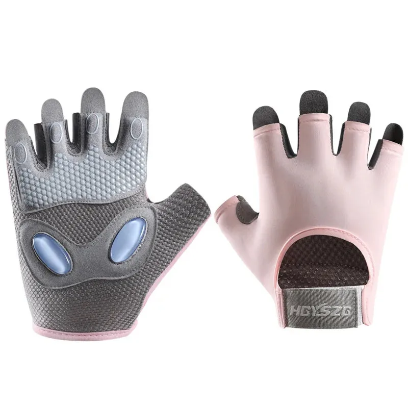 Lady Glams Wear Half-Finger Weightlifting Gloves