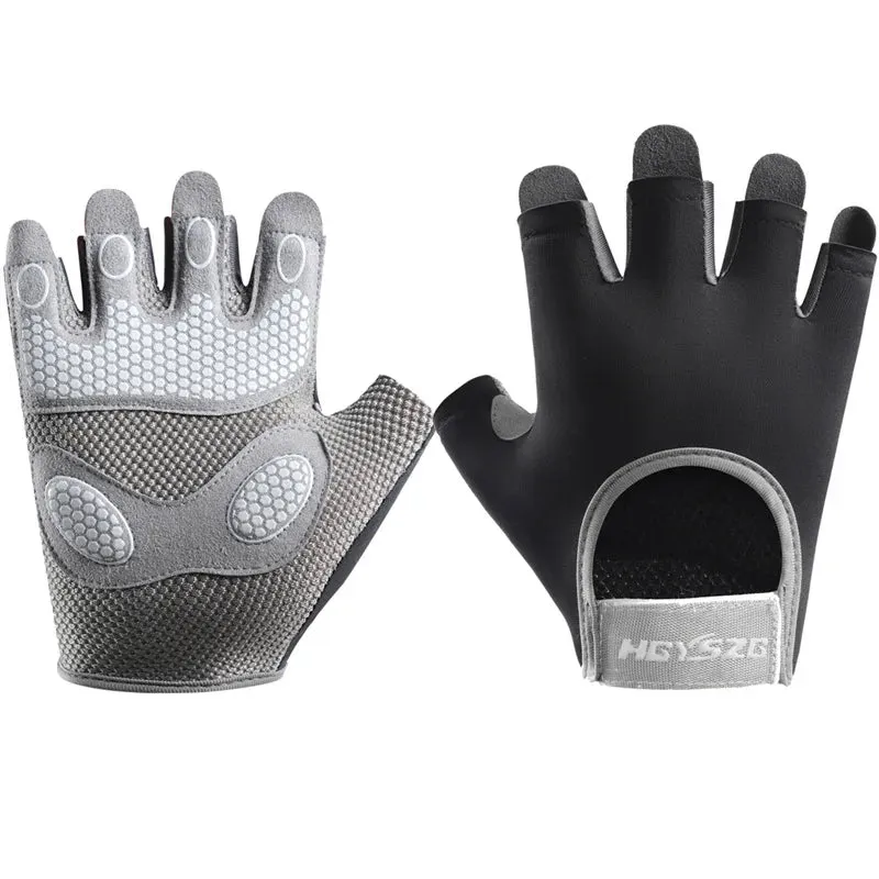 Lady Glams Wear Half-Finger Weightlifting Gloves