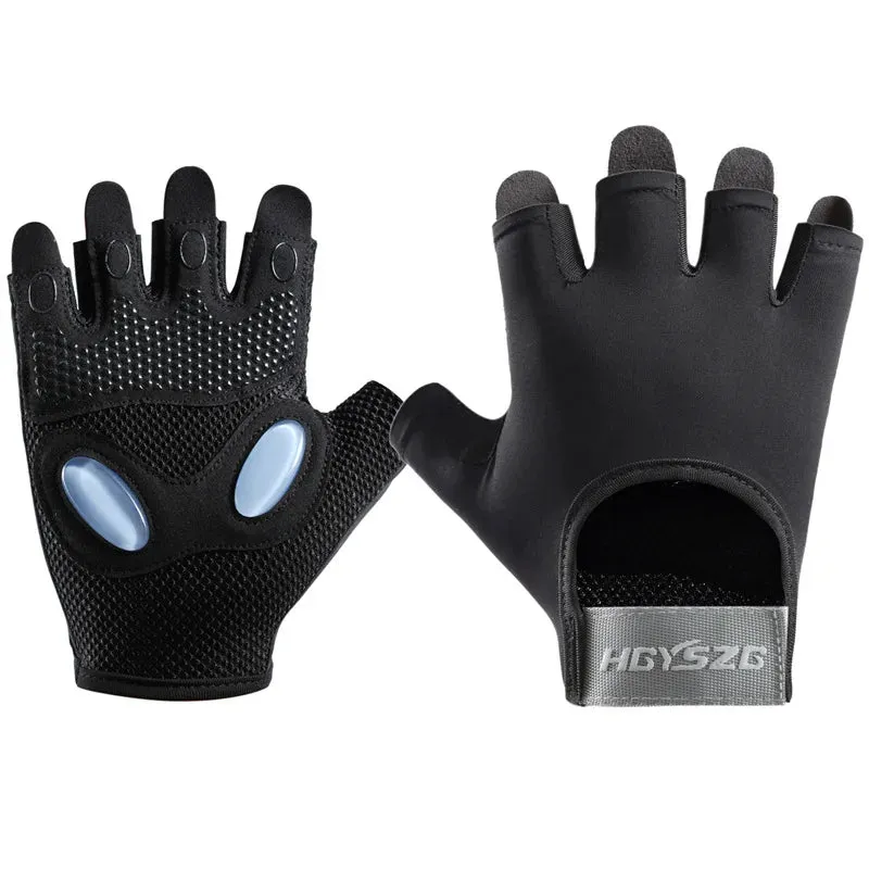 Lady Glams Wear Half-Finger Weightlifting Gloves