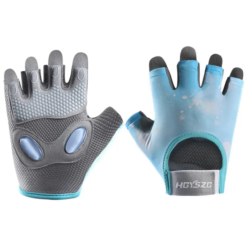 Lady Glams Wear Half-Finger Weightlifting Gloves