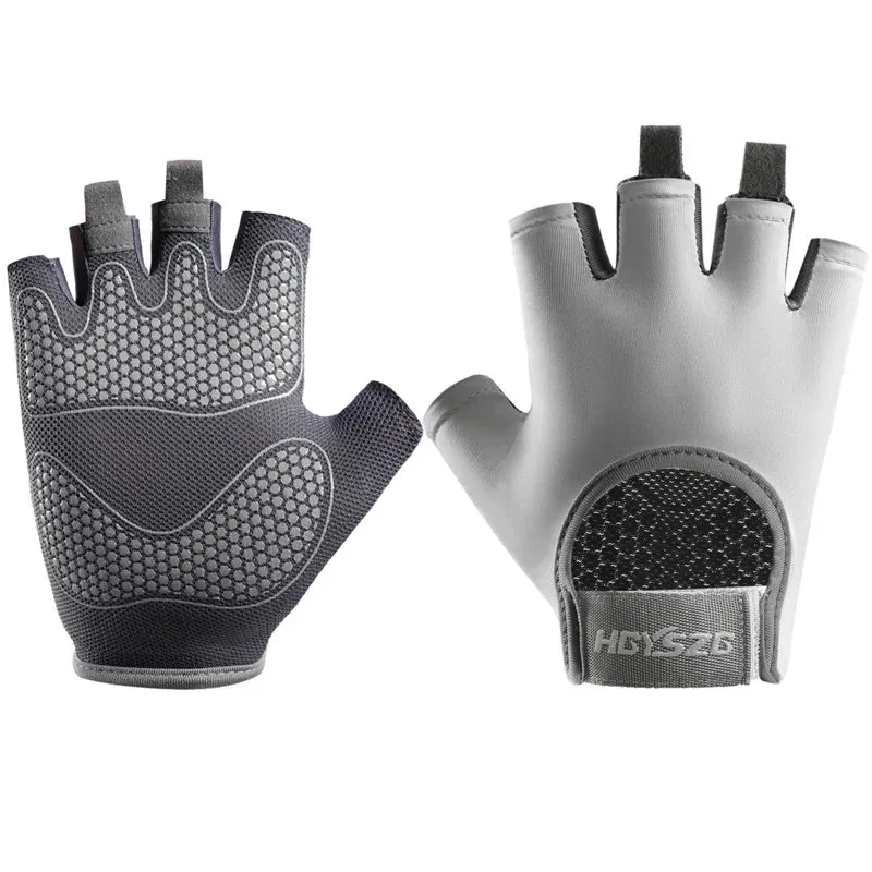 Lady Glams Wear Half-Finger Weightlifting Gloves