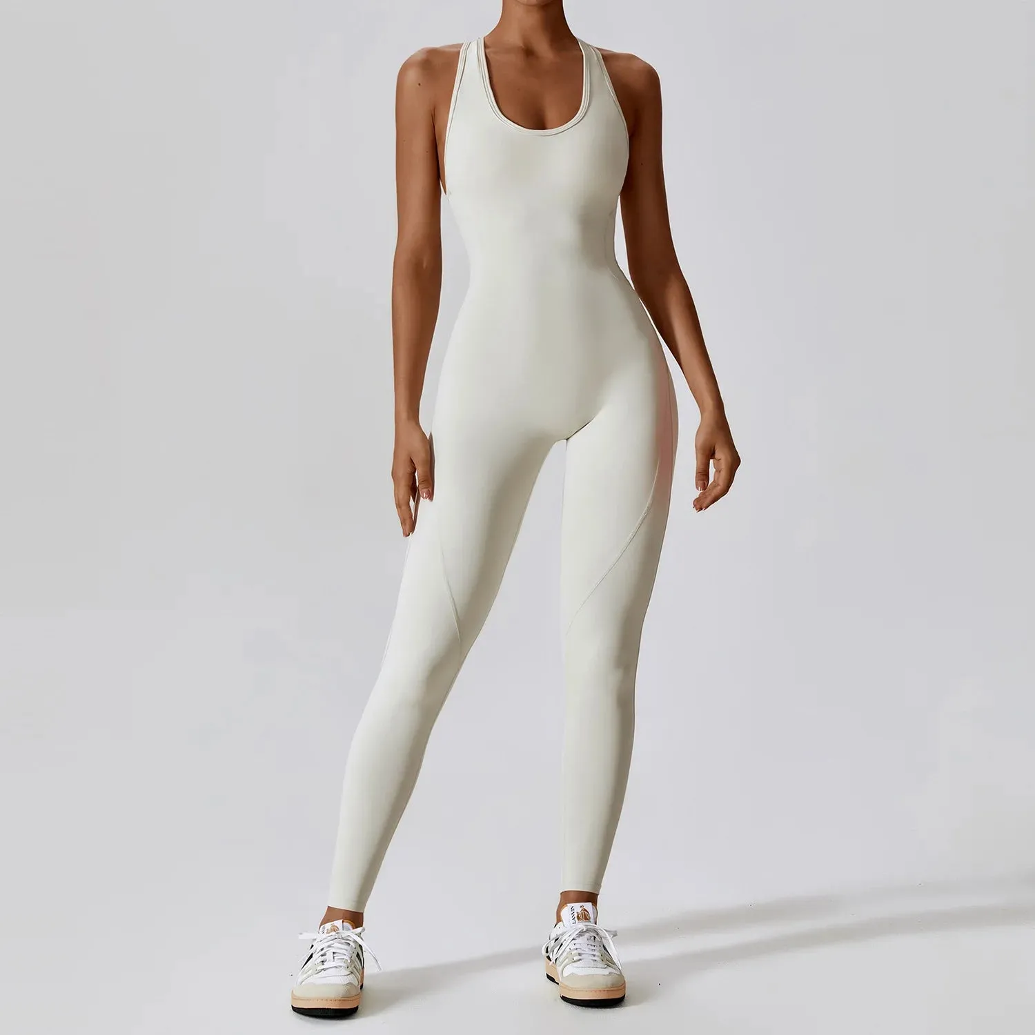 Lady Glams Yoga Jumpsuit: Fitness Sports Overalls & Gym Clothing Set