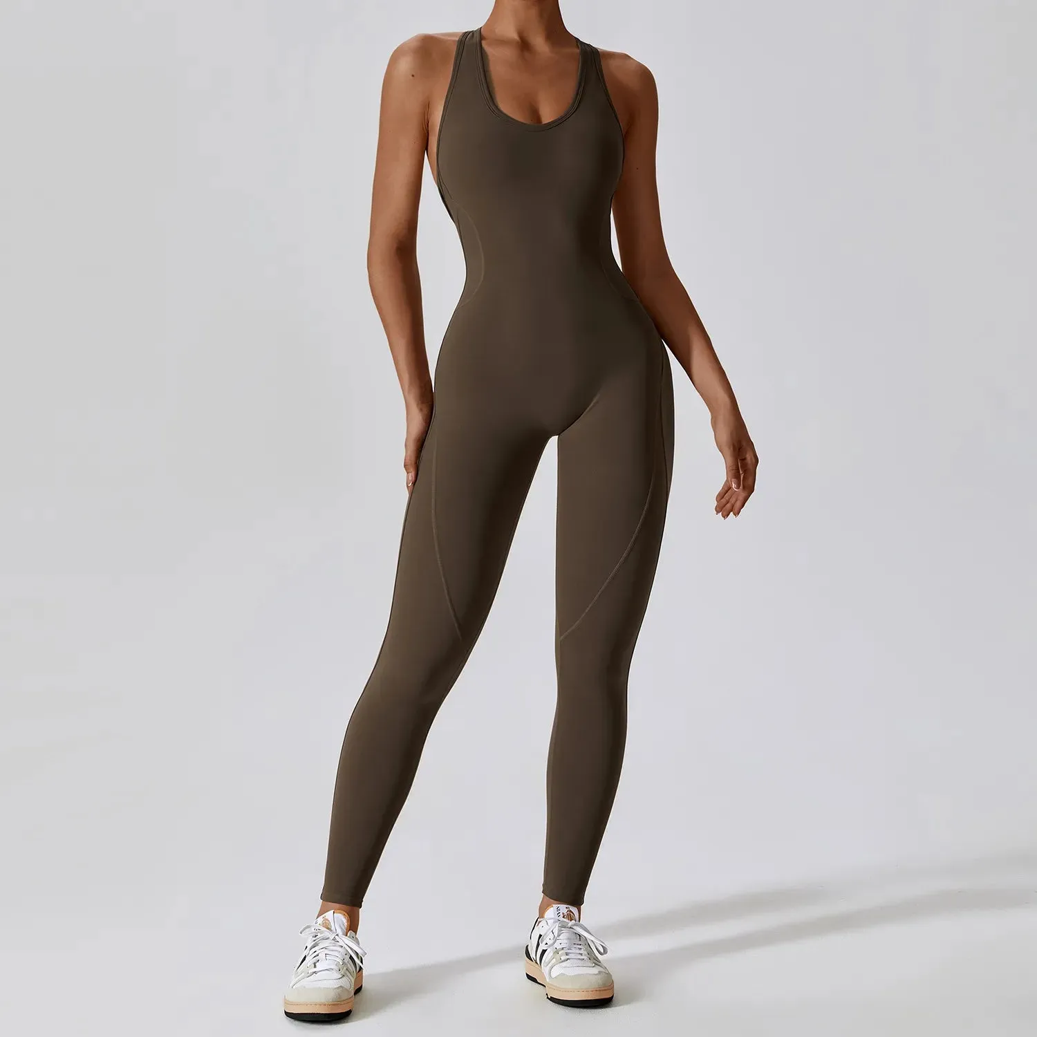 Lady Glams Yoga Jumpsuit: Fitness Sports Overalls & Gym Clothing Set