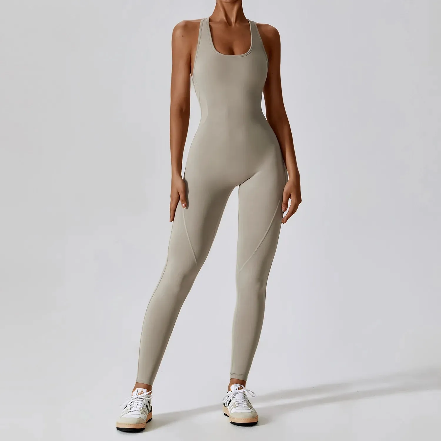 Lady Glams Yoga Jumpsuit: Fitness Sports Overalls & Gym Clothing Set