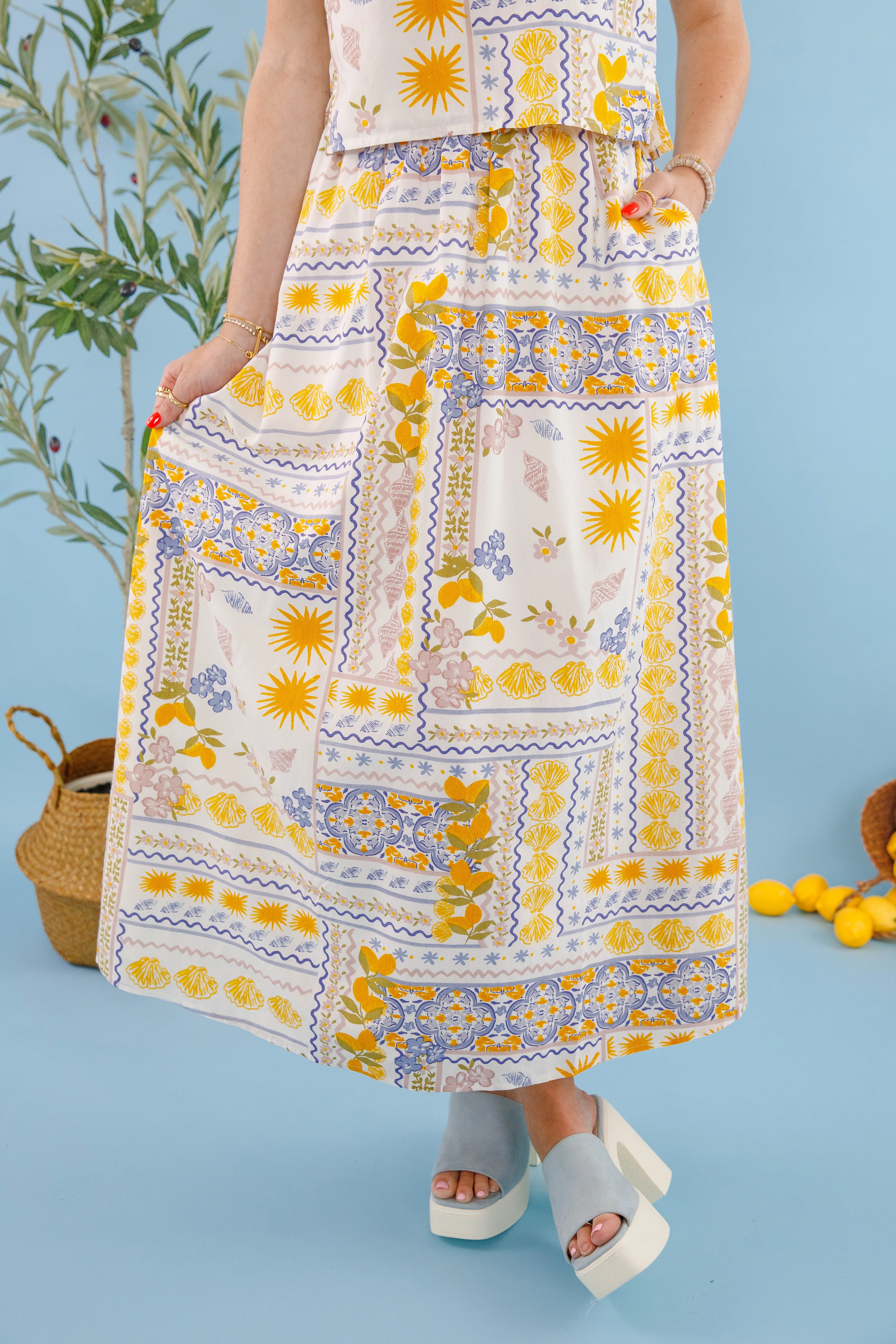 Landa Maxi Skirt Chill Wear