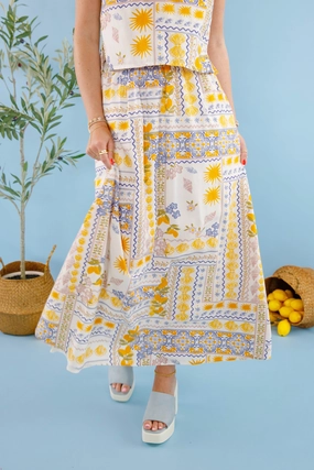 Modern Cut Sporty Touch Landa Maxi Skirt