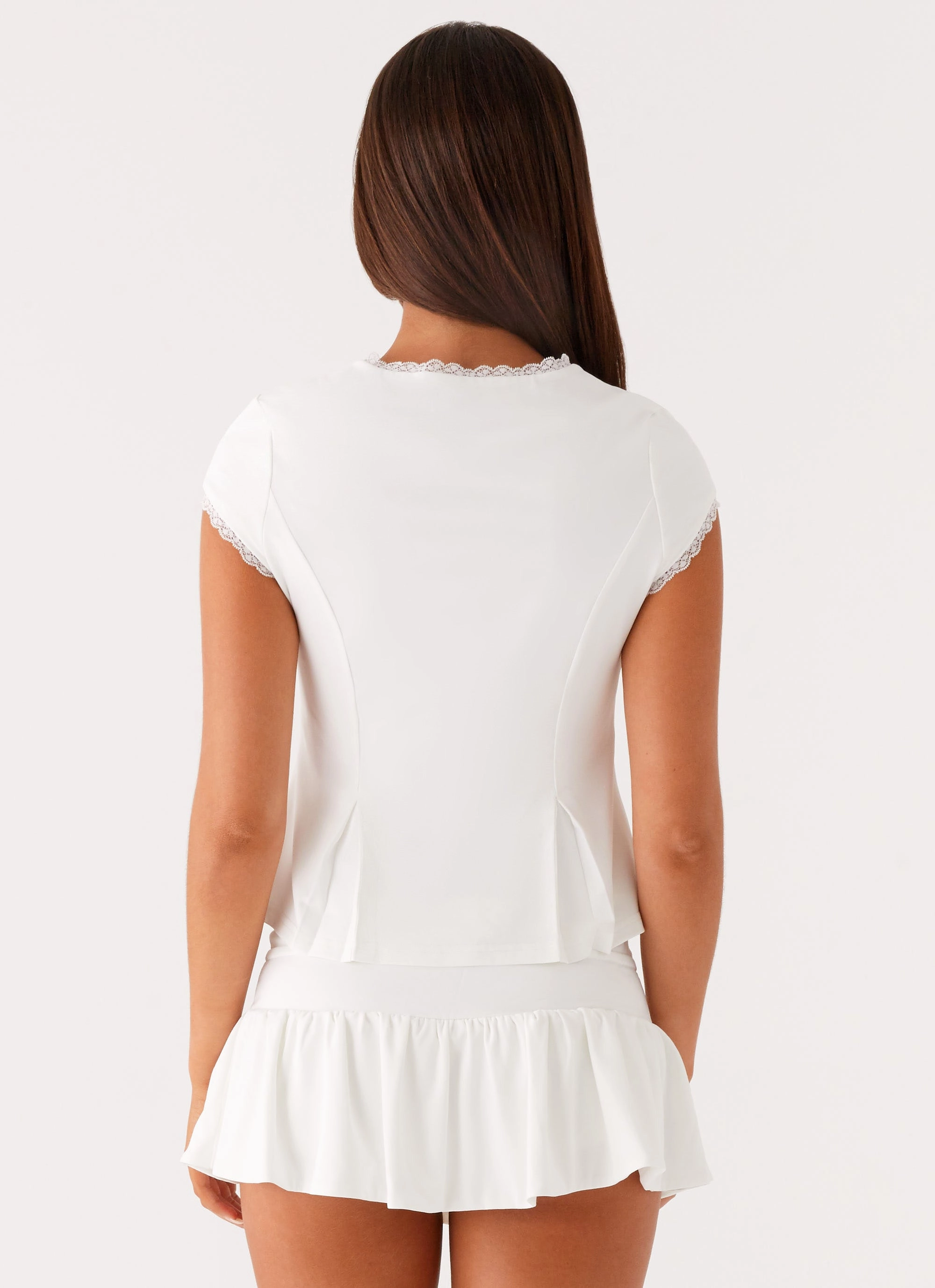 Landon Mini Skort - White Training Comfort