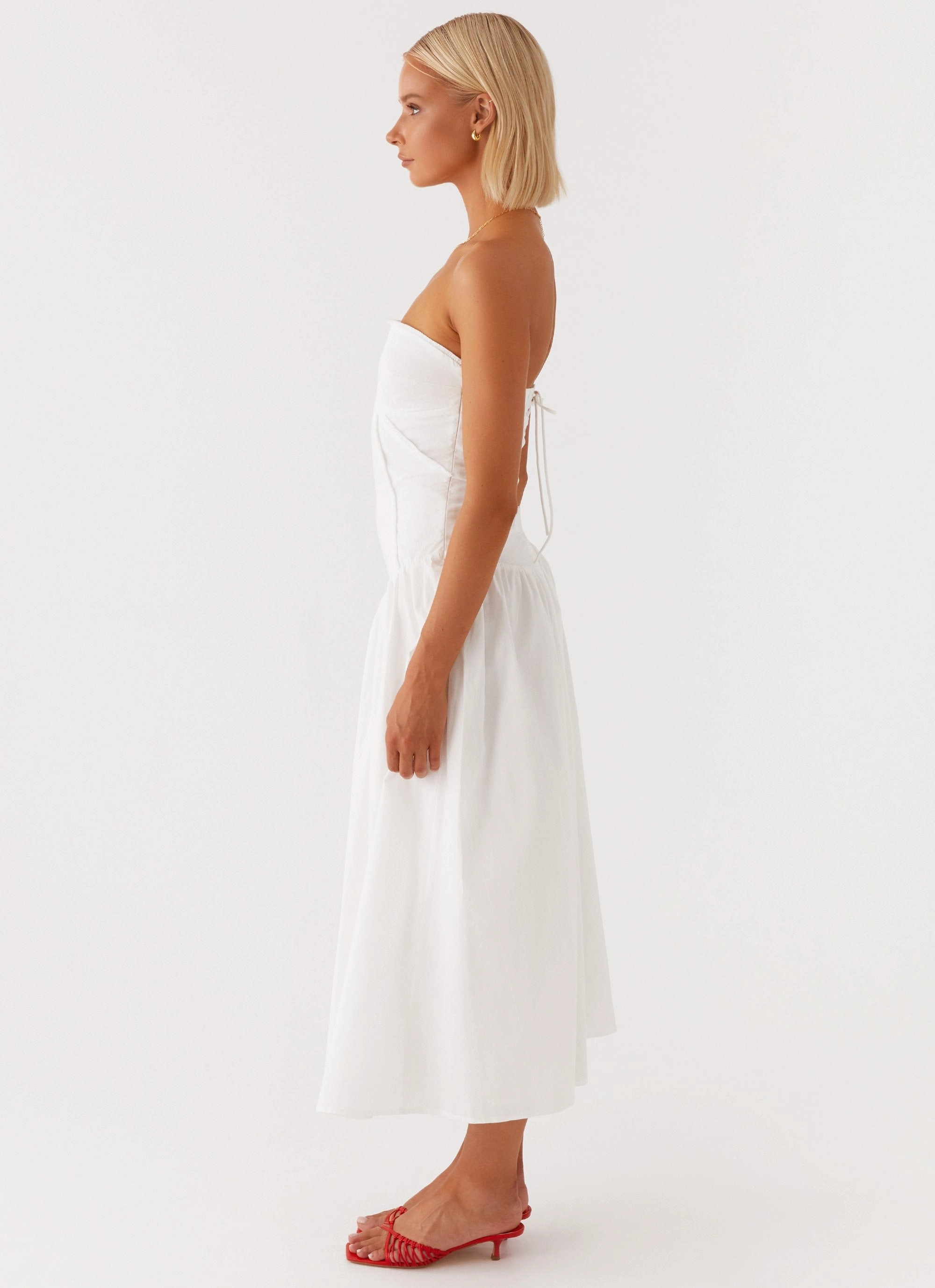 Chill Wear Larnie Midi Dress - White