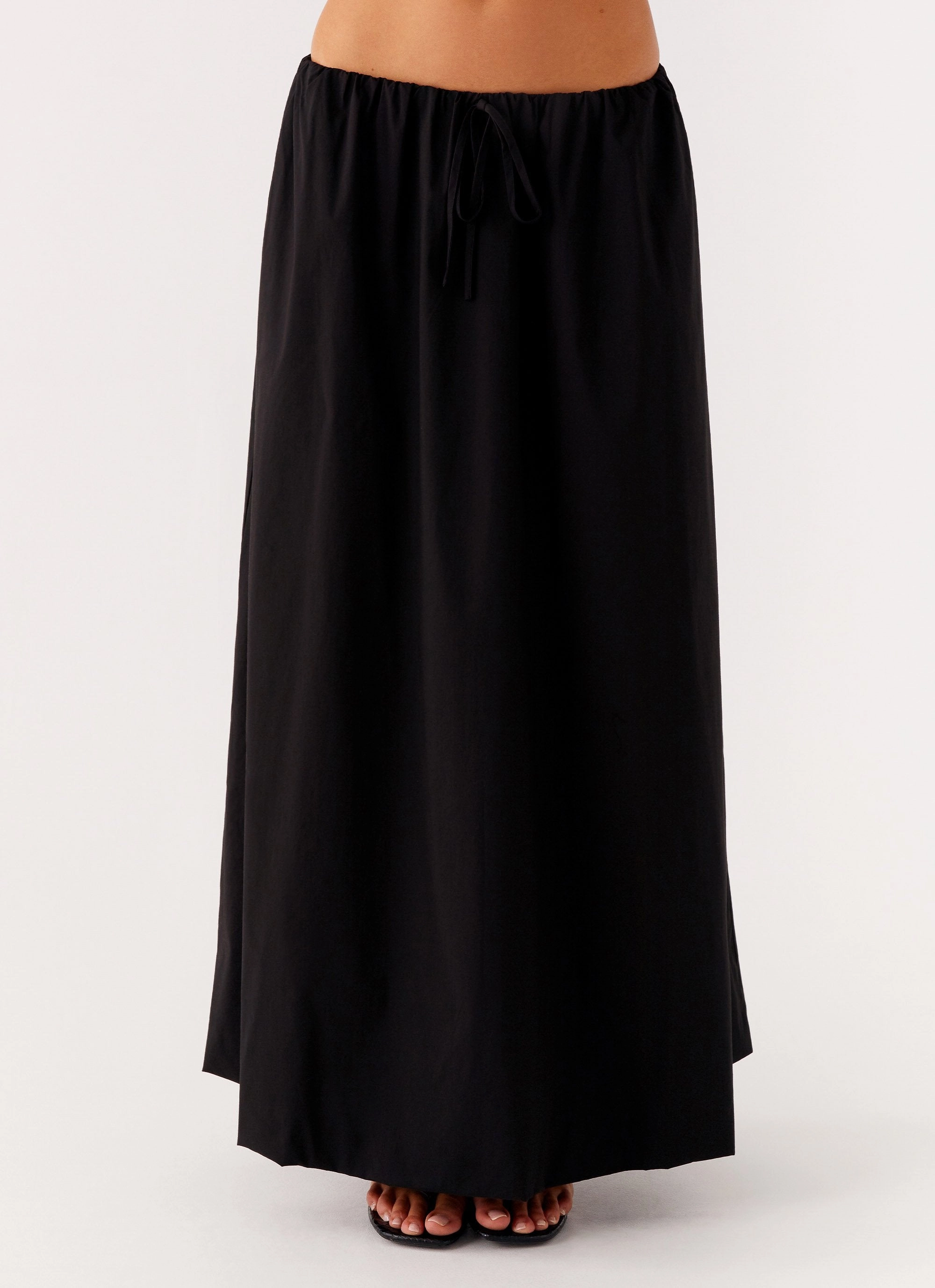 Cheryl Maxi Skirt - Black No Sagging