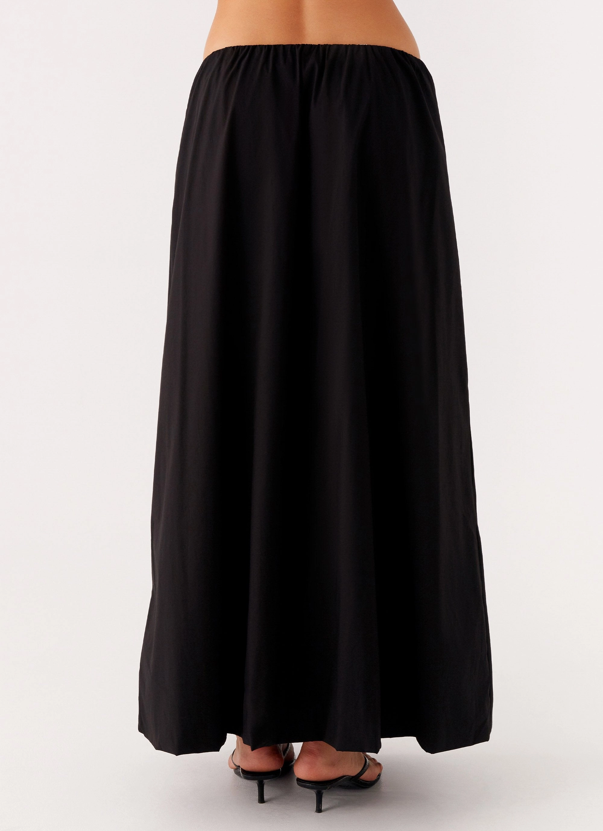 Core Ease Cheryl Maxi Skirt - Black